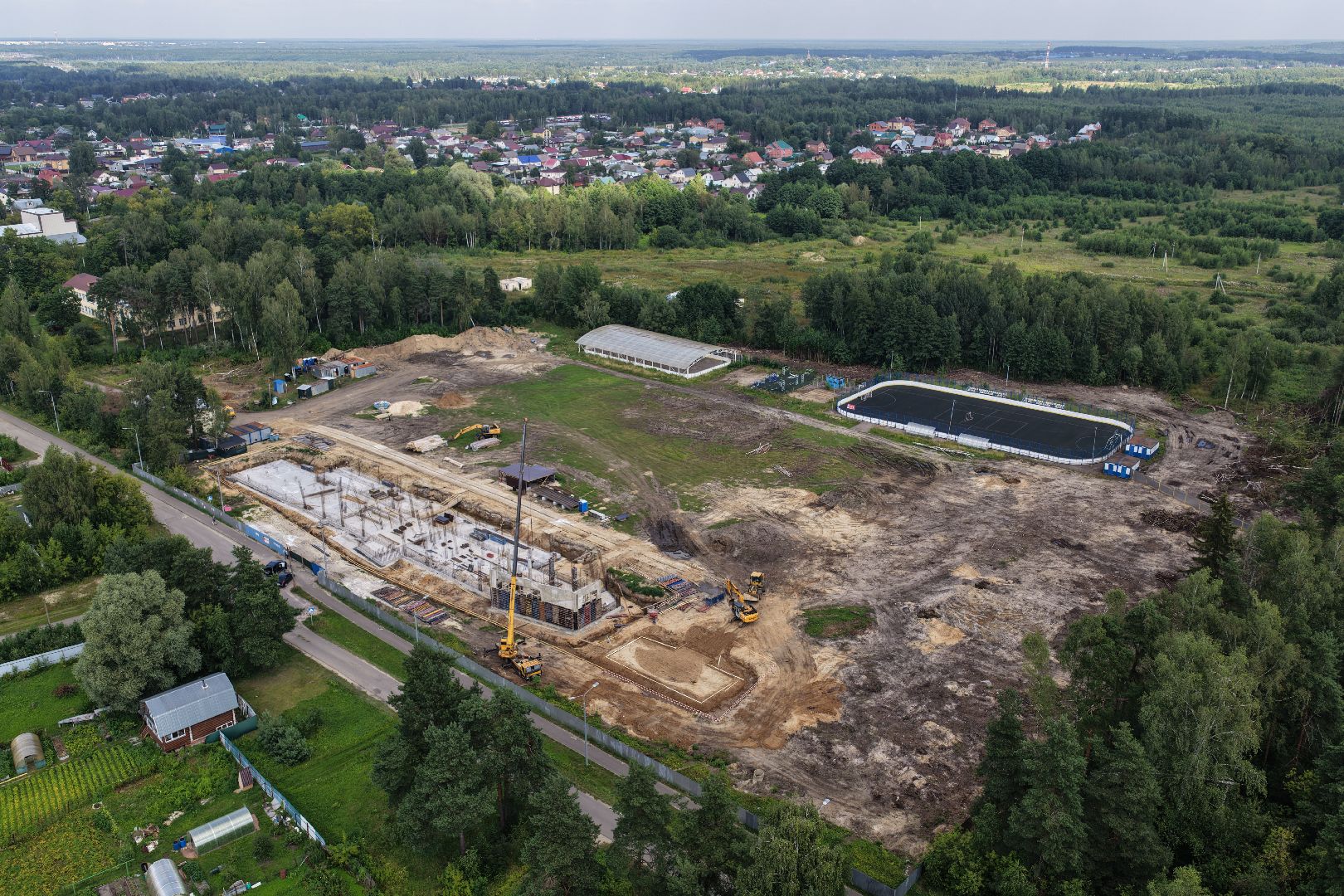 видео с коптера, стадион русич, реконструкция стадиона русич,