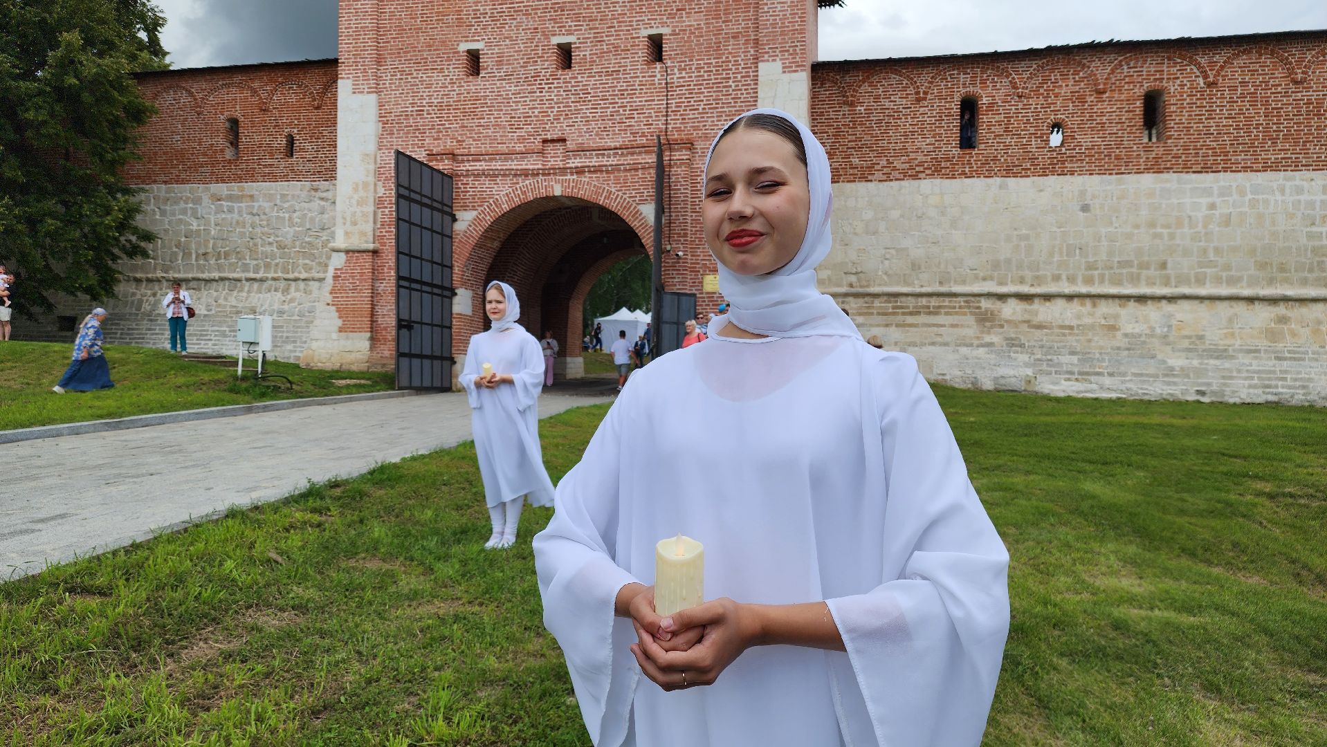Зарайск, День города, Спектакль на воде,зарайску 879 лет,