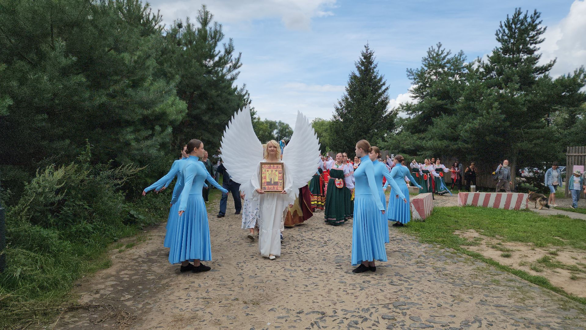 Зарайск, День города, Спектакль на воде,зарайску 879 лет,