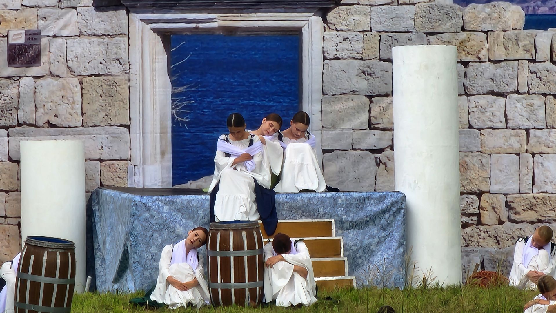 Зарайск, День города, Спектакль на воде,зарайску 879 лет,