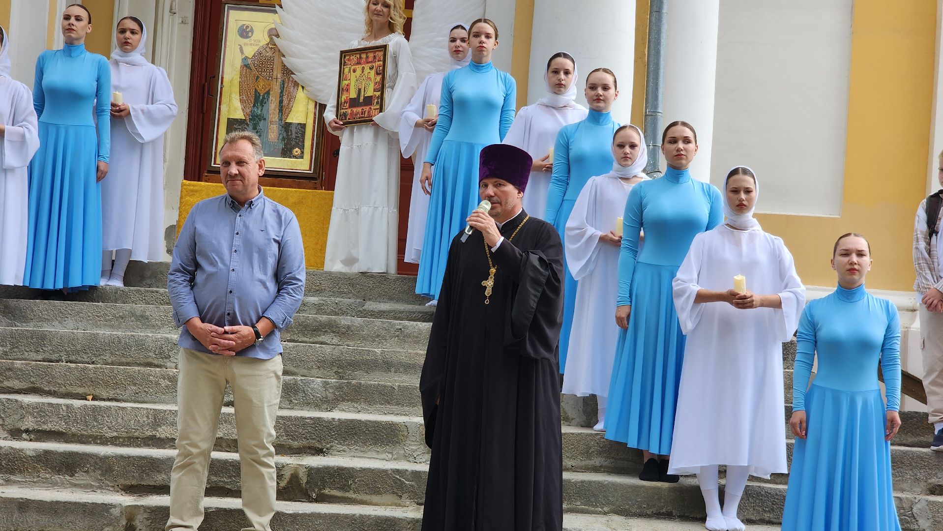 Зарайск, День города, Спектакль на воде,зарайску 879 лет,