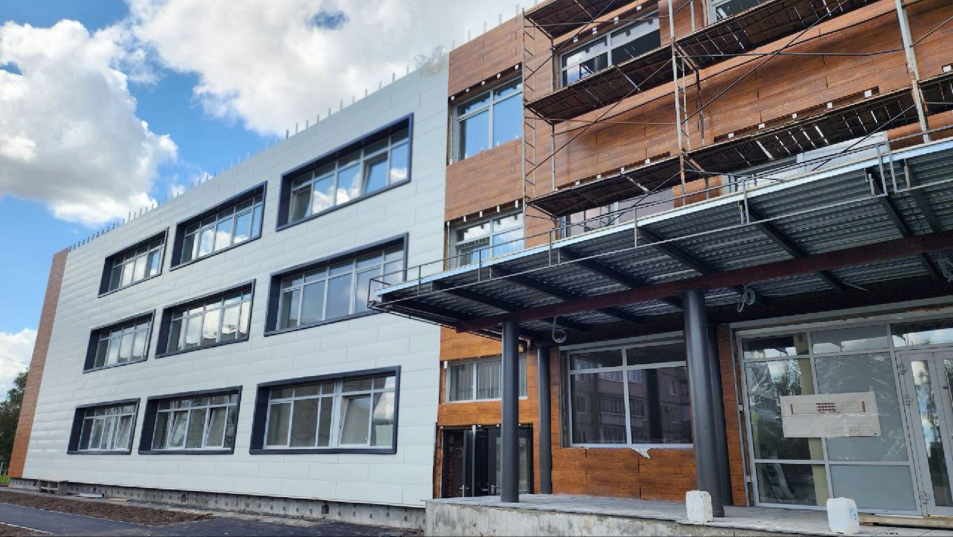 луховицы, капитальный ремонт школы во фруктовой, фруктовая,