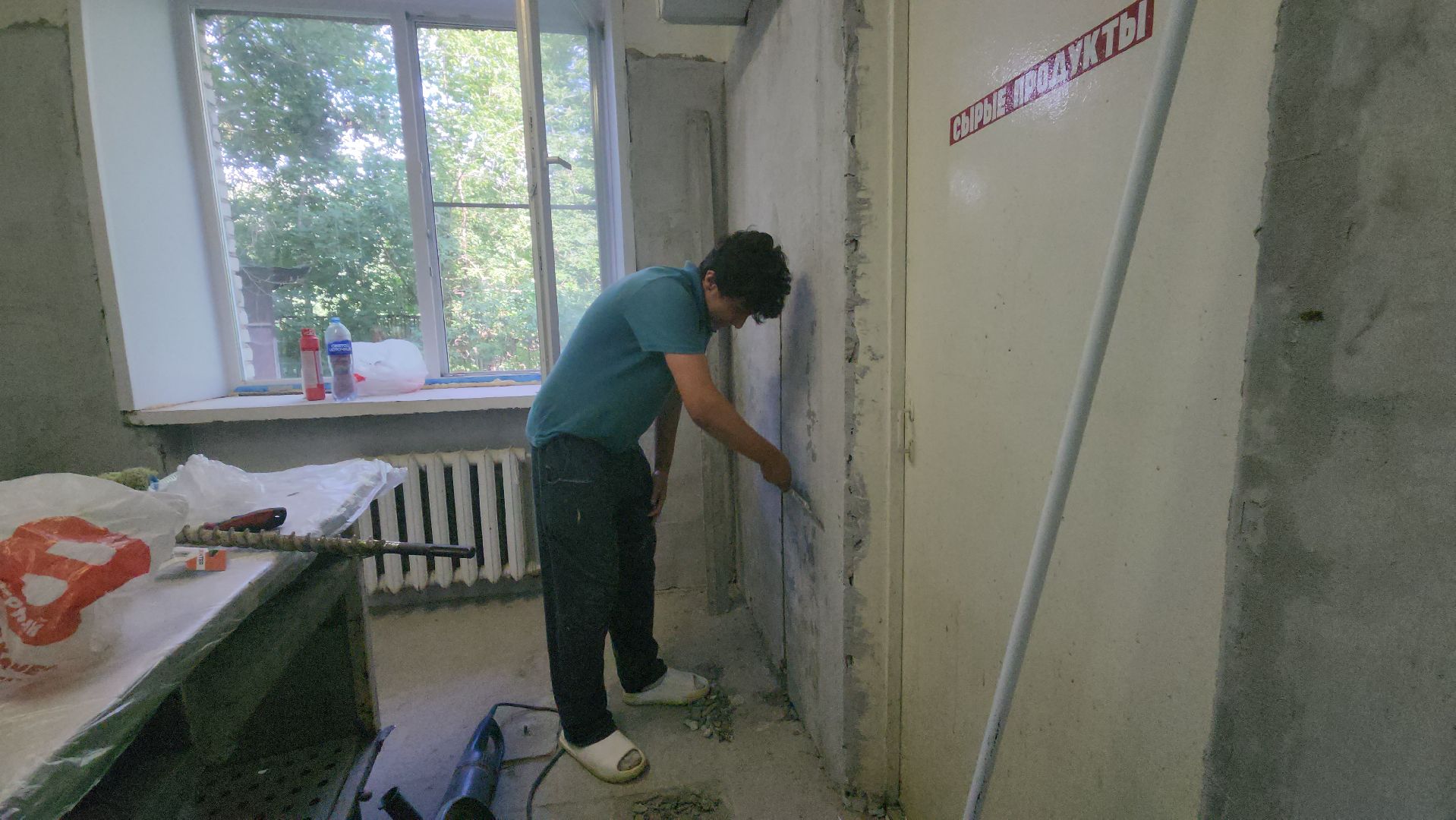 вертикалки, пушкино, лицей, пушкинский округ, ремонт в колледже,подготовка к 1 сентября,кухня, классы,