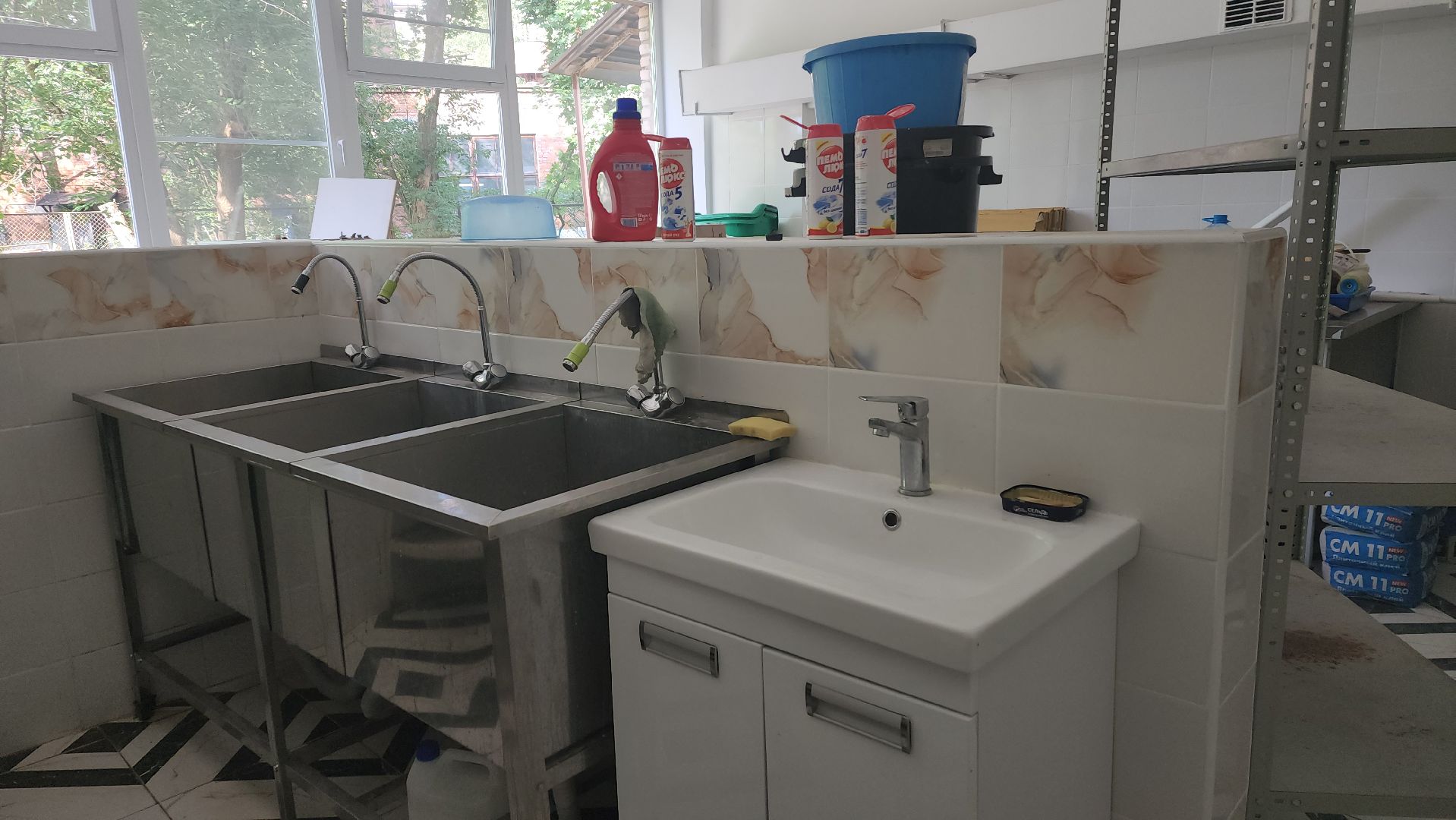 вертикалки, пушкино, лицей, пушкинский округ, ремонт в колледже,подготовка к 1 сентября,кухня, классы,