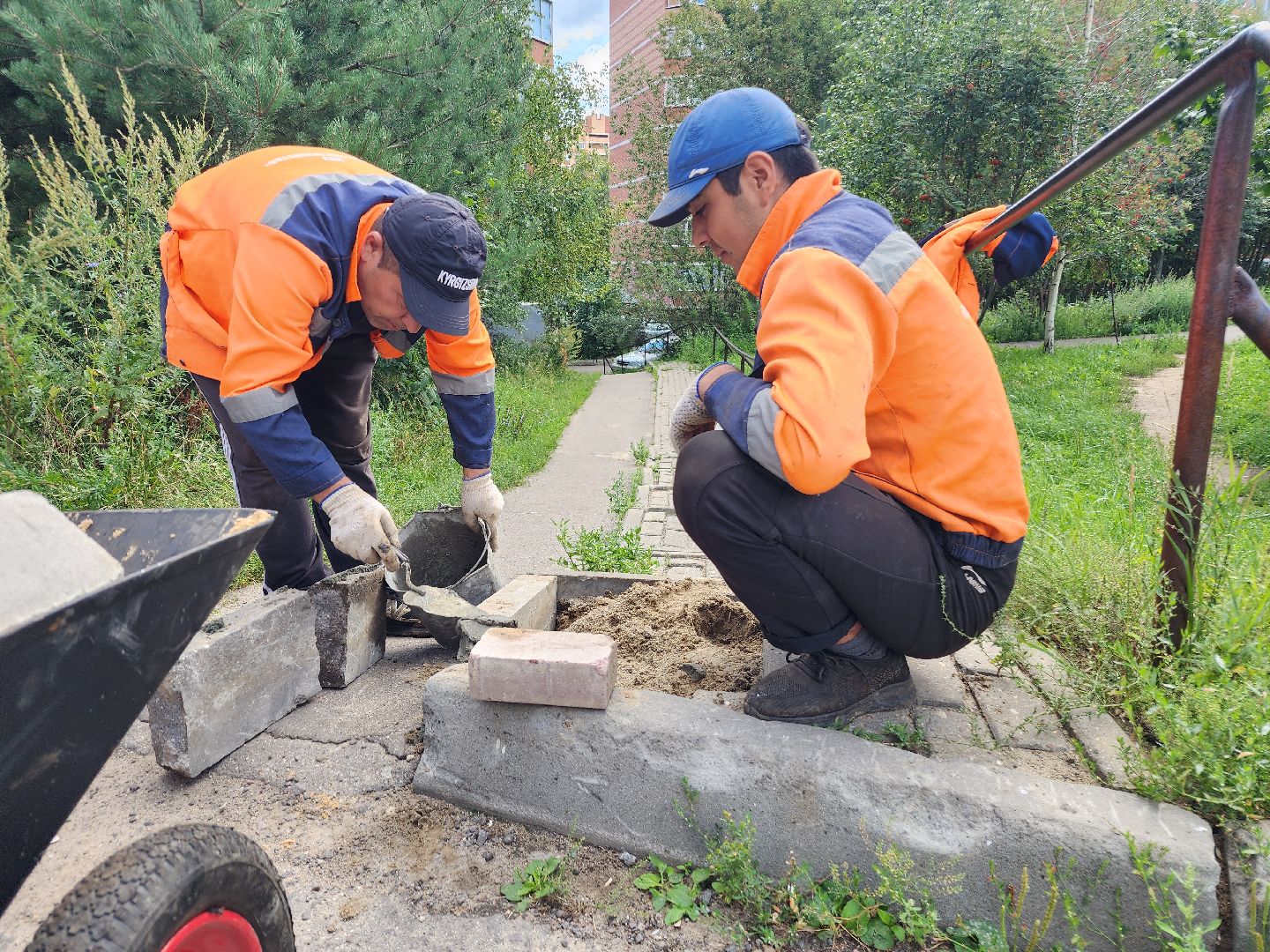 фрязино, ремонт лестницы, благоустройство,
