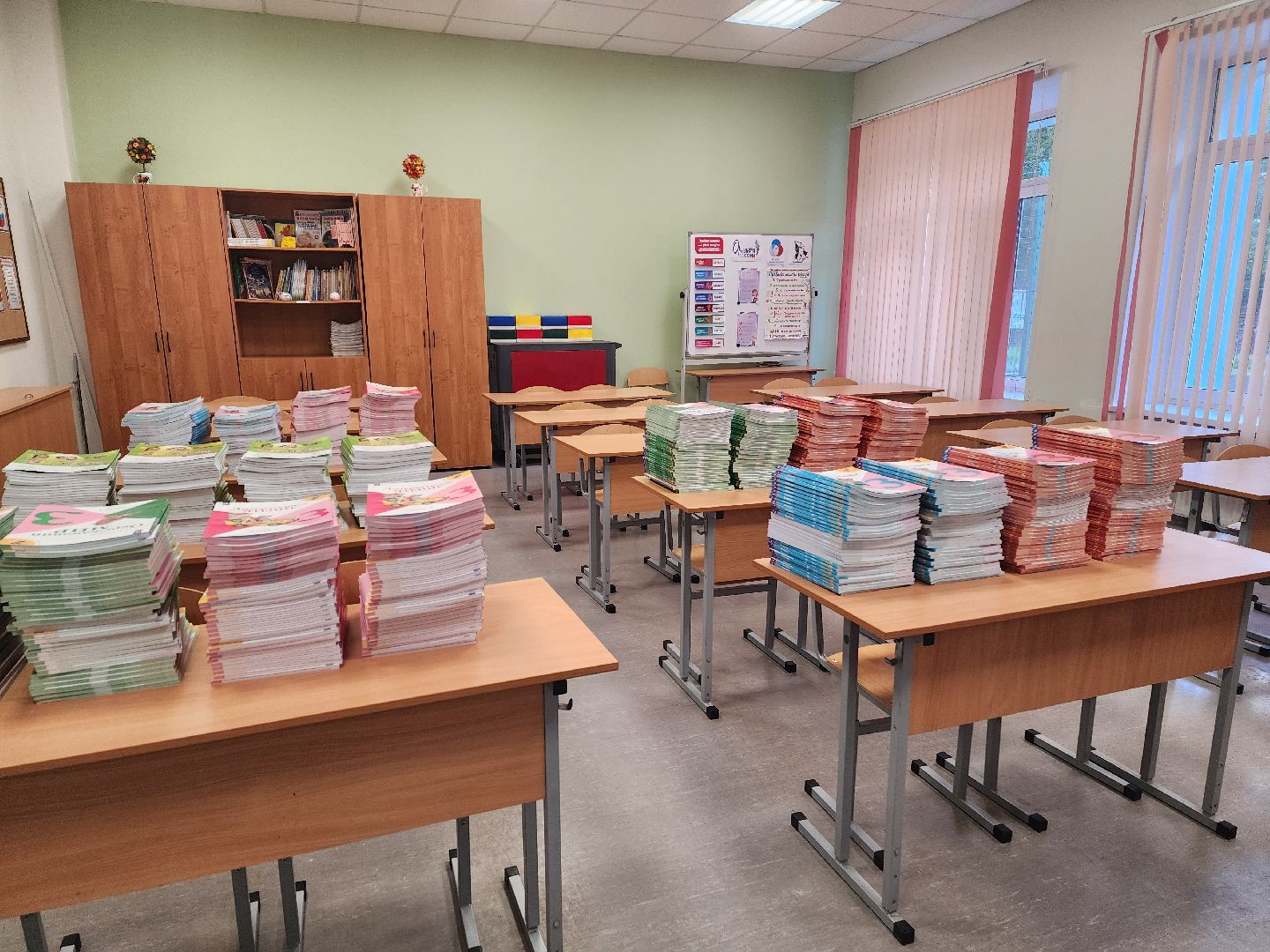 красноармейск, городской округ пушкинский, подготовка к 1 сентября, новые учебники,