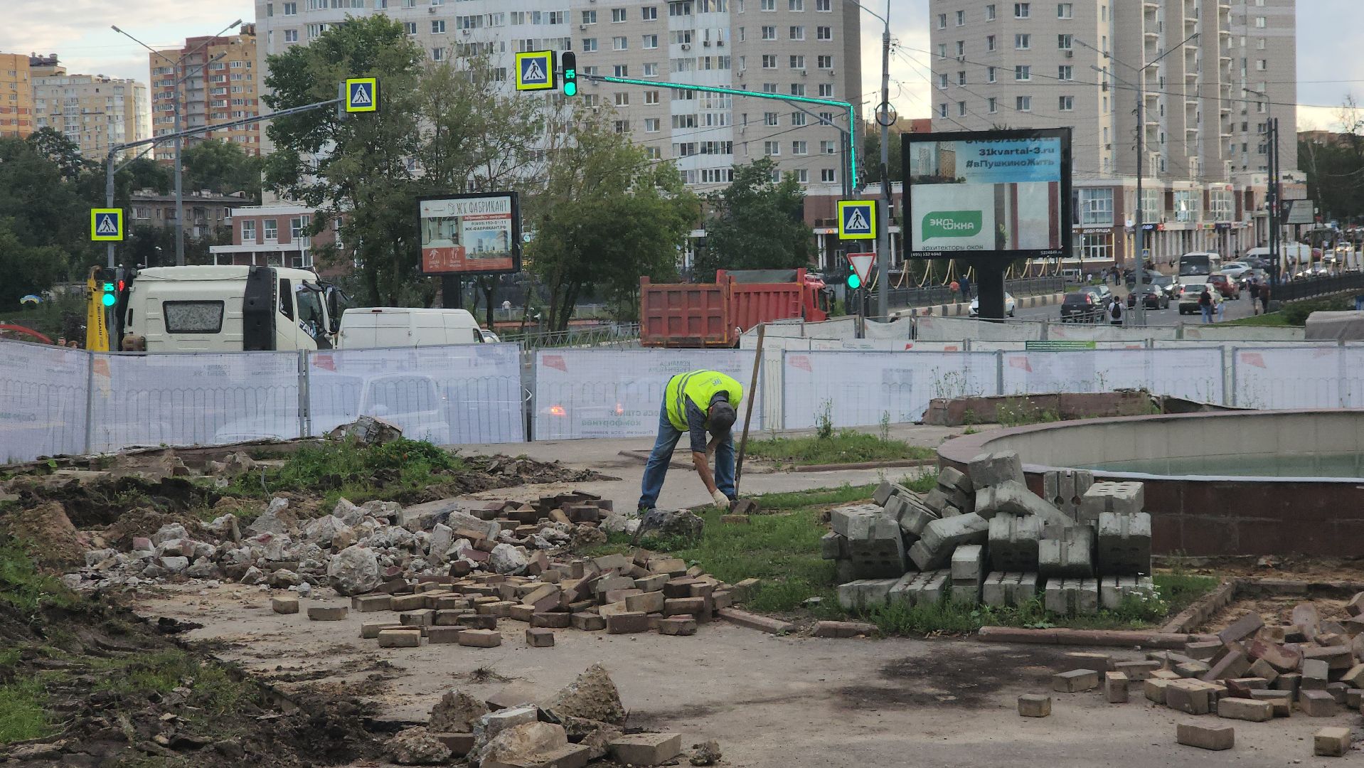 вертикалки, пушкино, благоустройство, бульвар, реконструкция сквера,микрорайон, ландшафтный дизайн, инженерные сети, фонтаны, скамейки, зоны отдыха,