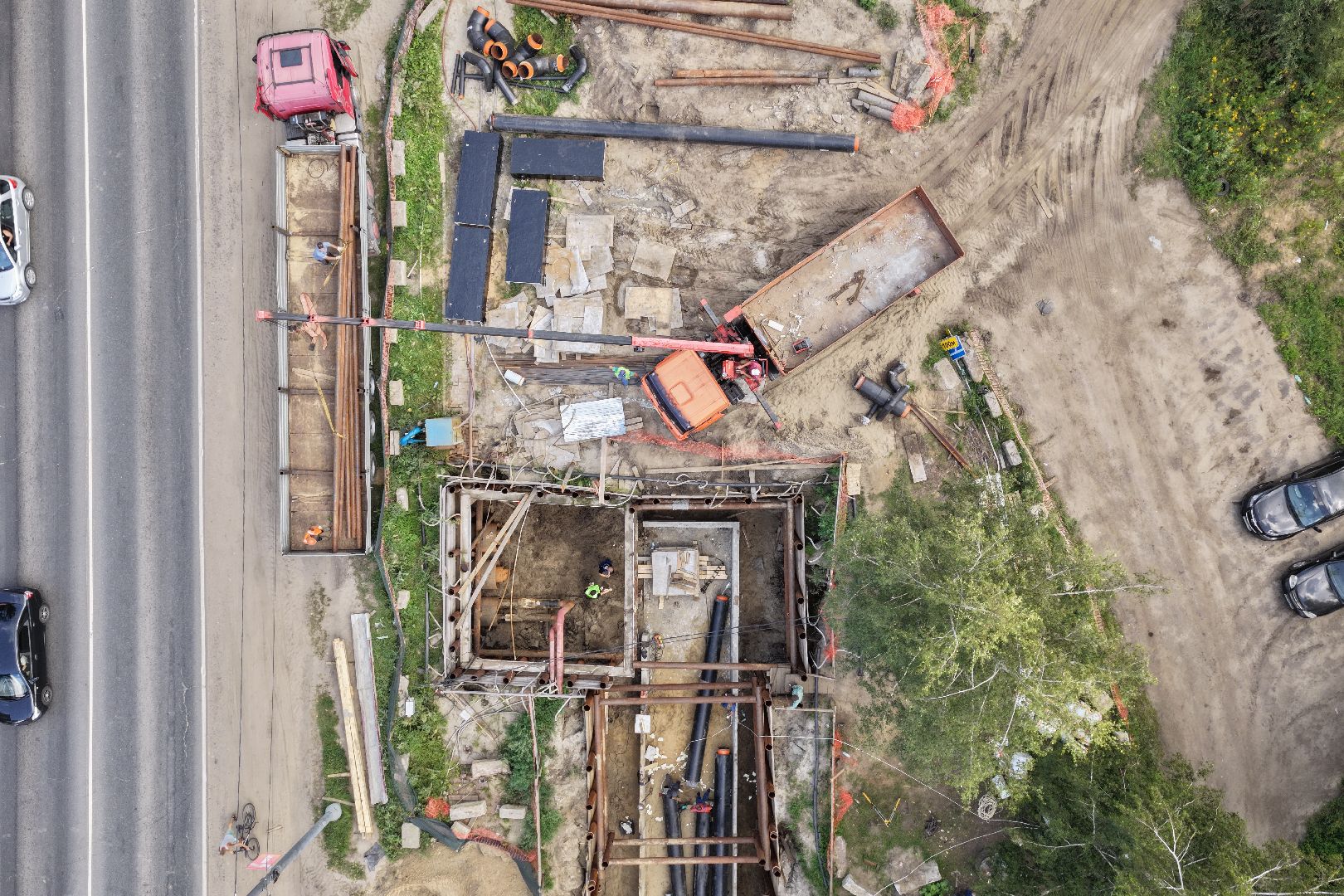 видео с коптера, парк в орехово-зуево, благоустройство орехово-зуево,