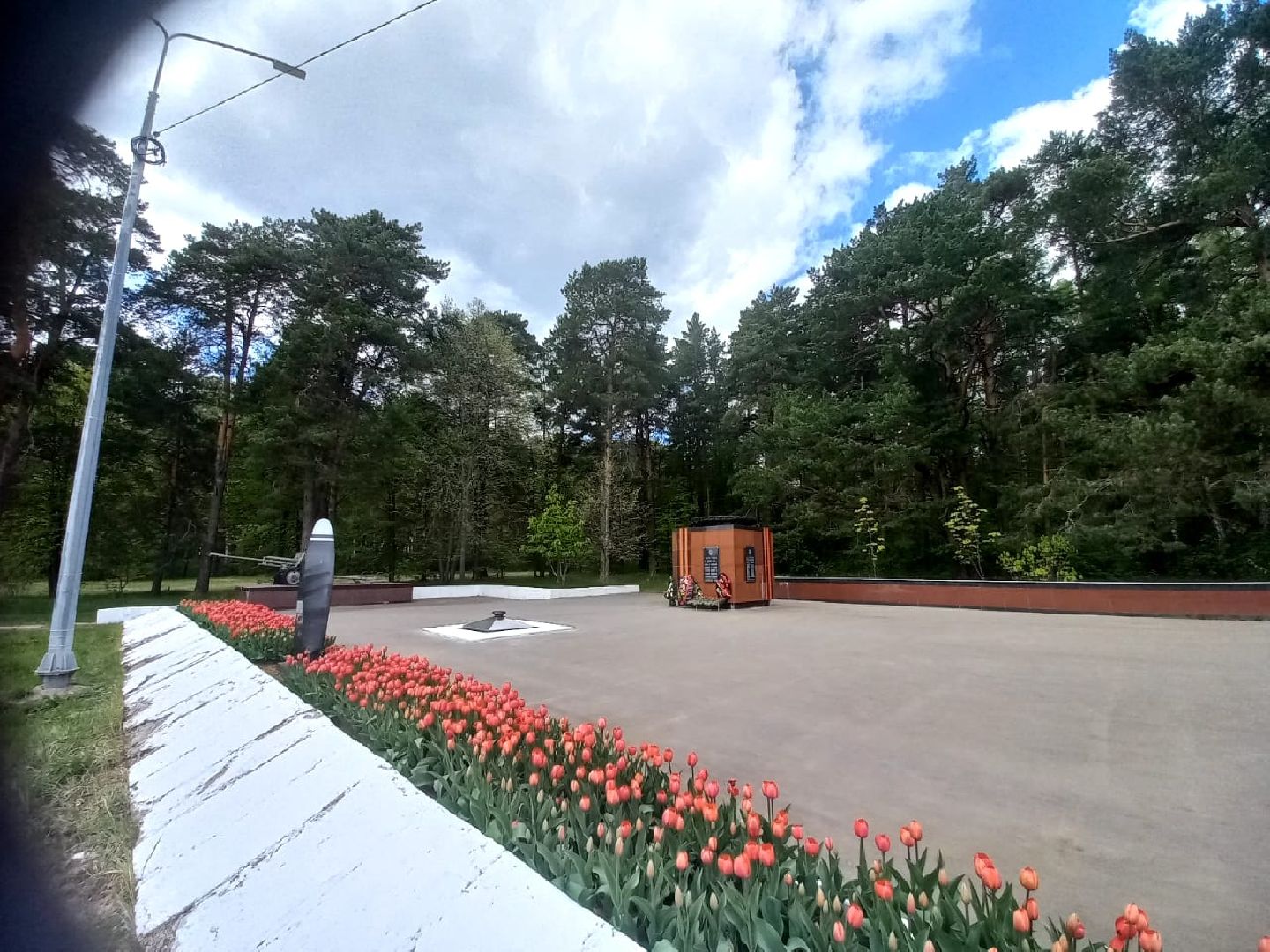 День Победы, Протвино, благоустройство, озеленение, мемориал, Рубеж обороны, цветы