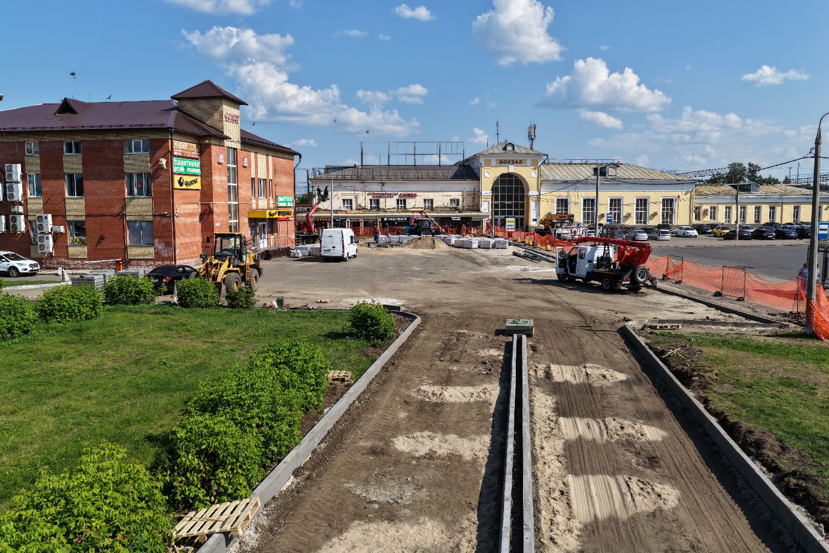 видео с коптера, привокзальная площадь орехово-зуево,