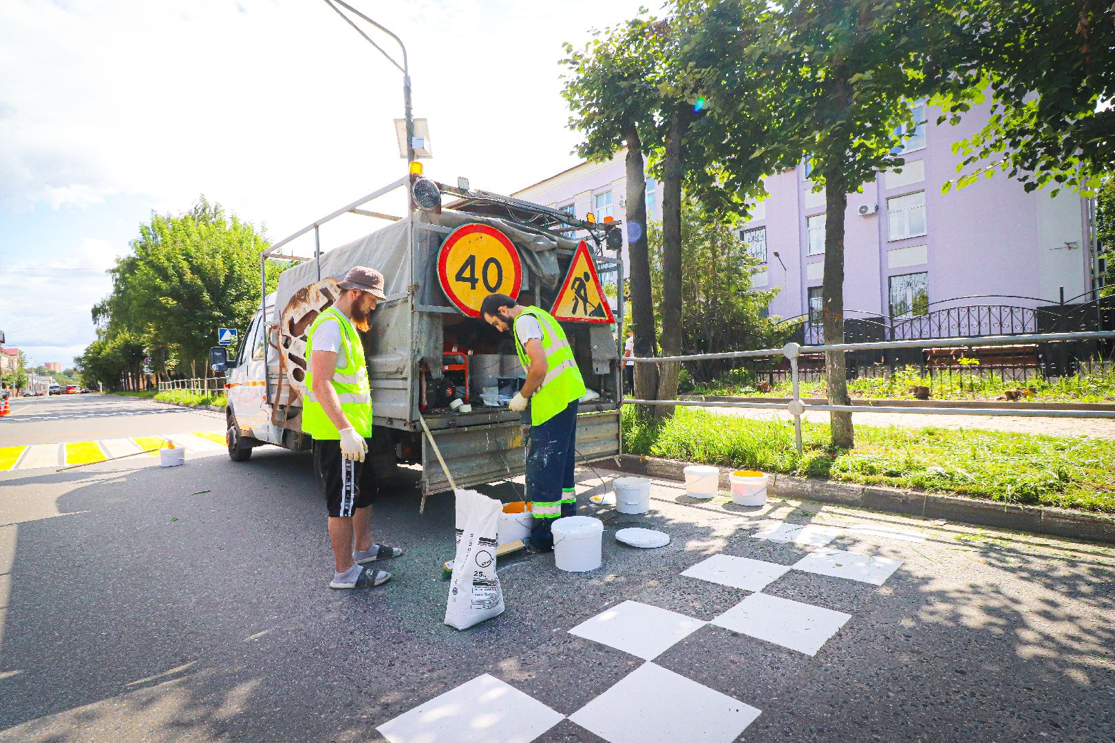 клин, общество, дороги, дорожная разметка,