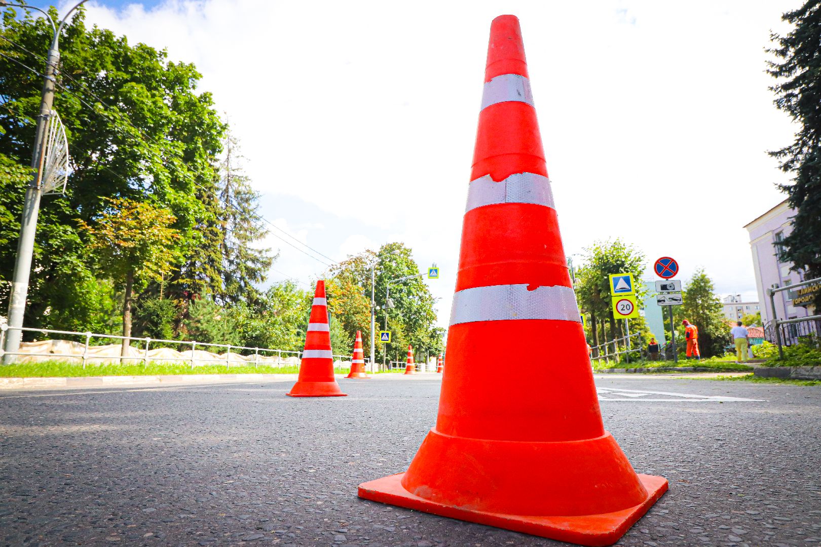 клин, общество, дороги, дорожная разметка,