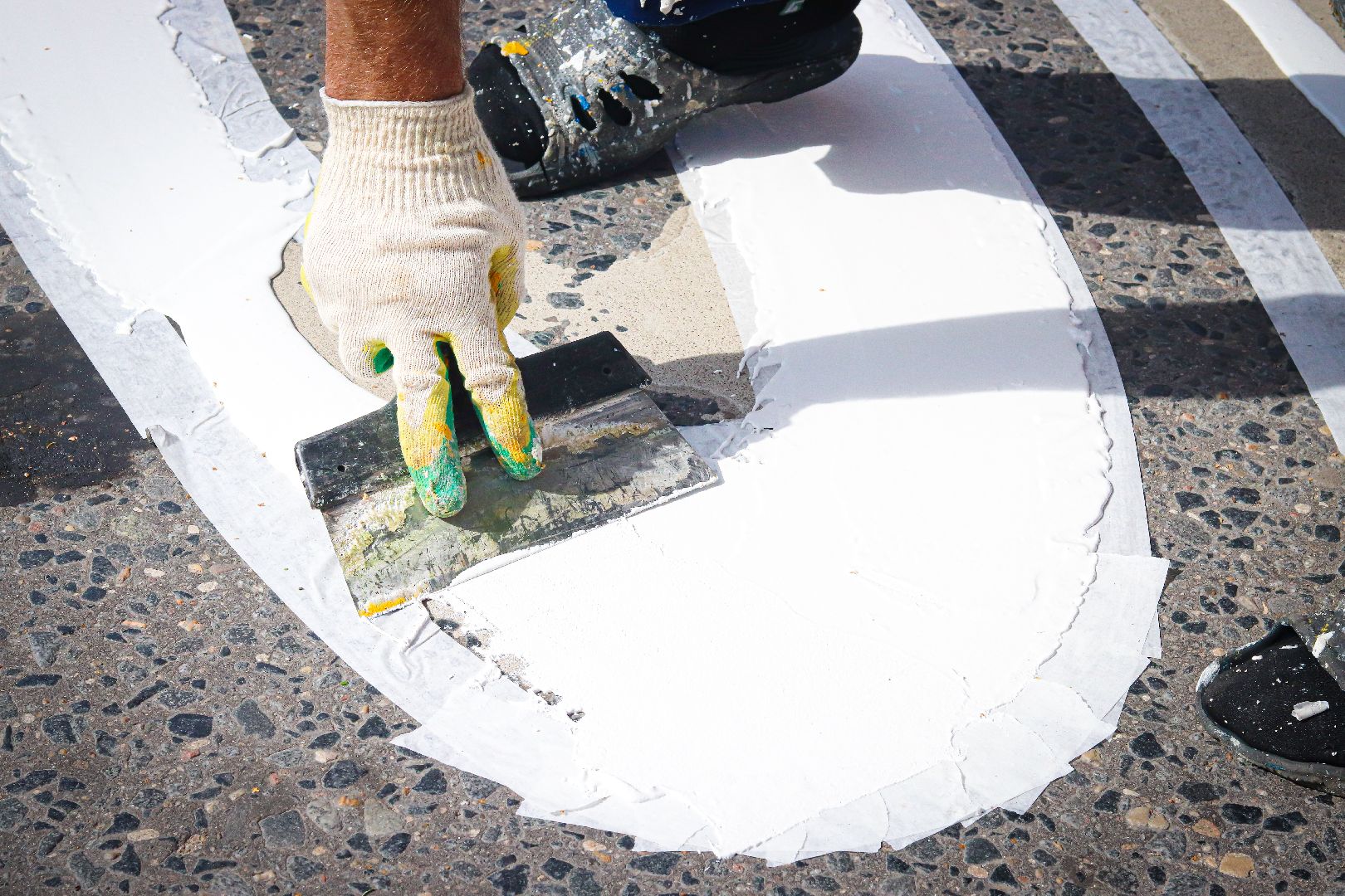 клин, общество, дороги, дорожная разметка,