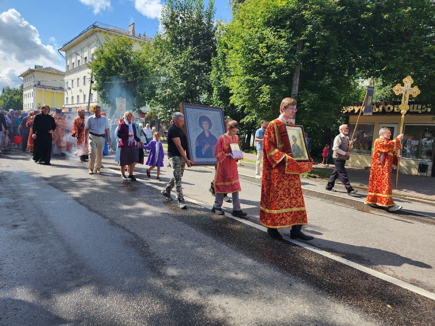 фрязино, крестный ход, церковный праздник,