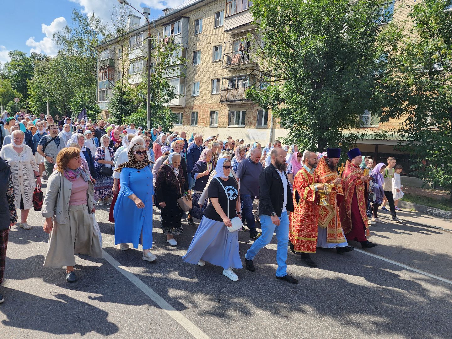 фрязино, крестный ход, церковный праздник,