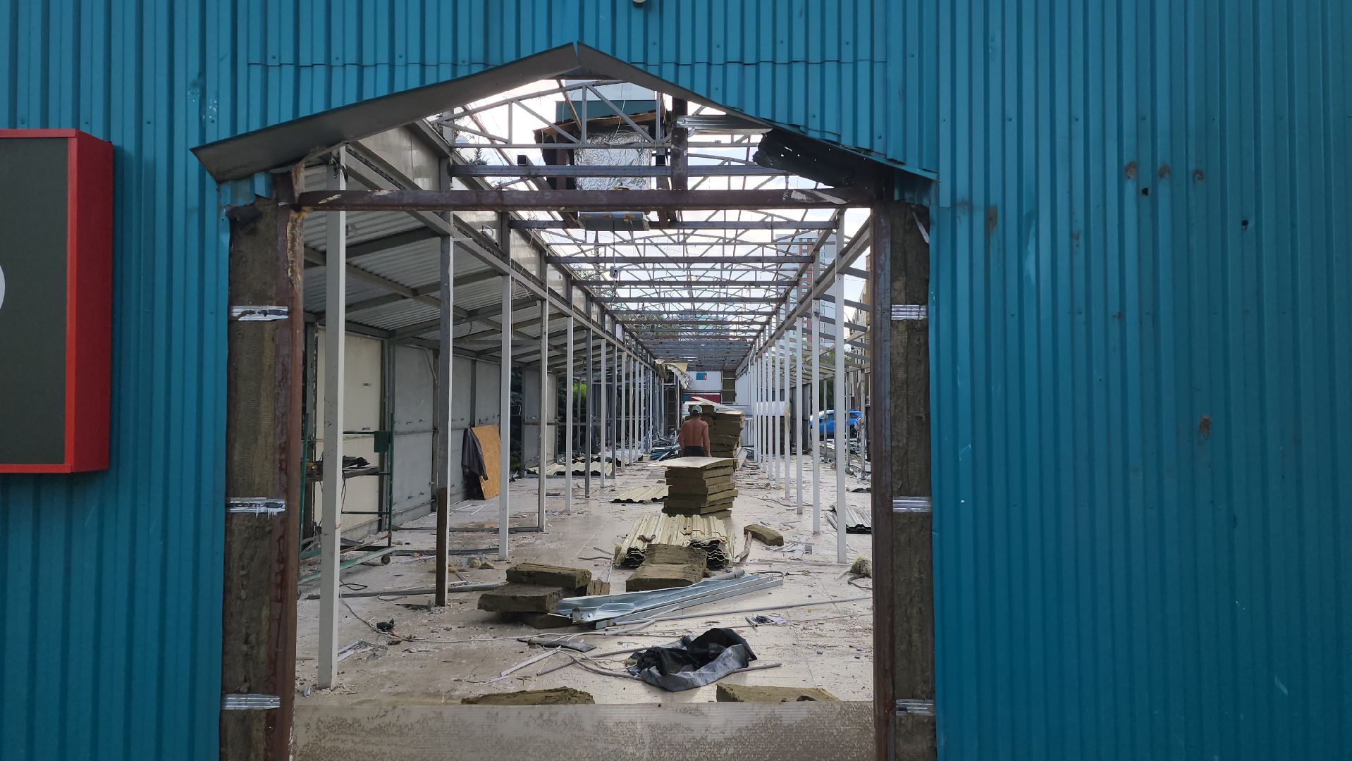 серпухов, улица водонапорная, снос торговых рядов, демонтаж рынка труба,