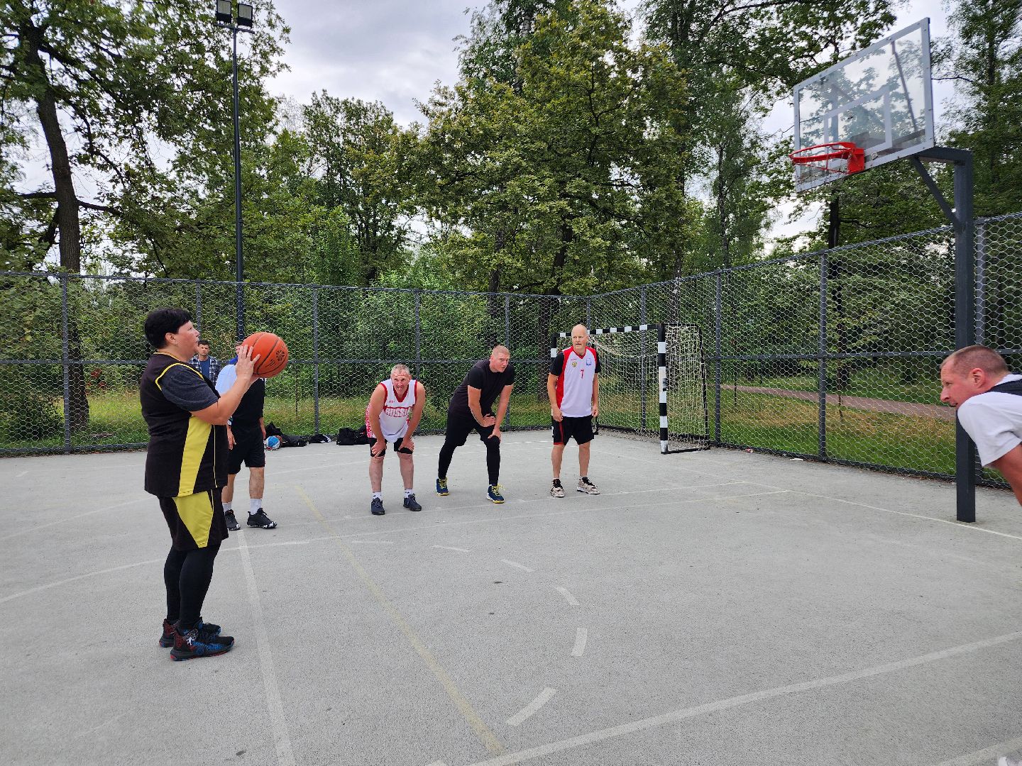 фрязино, день физкультурника, турнир по баскетболу, ветераны спорта,