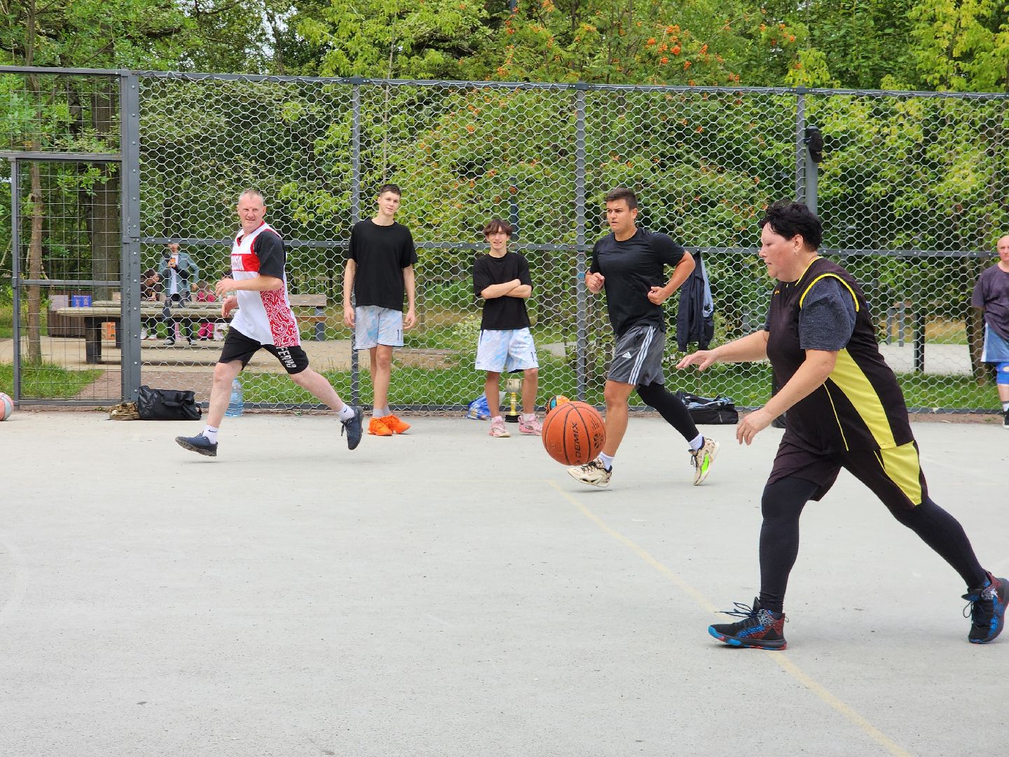 фрязино, день физкультурника, турнир по баскетболу, ветераны спорта,