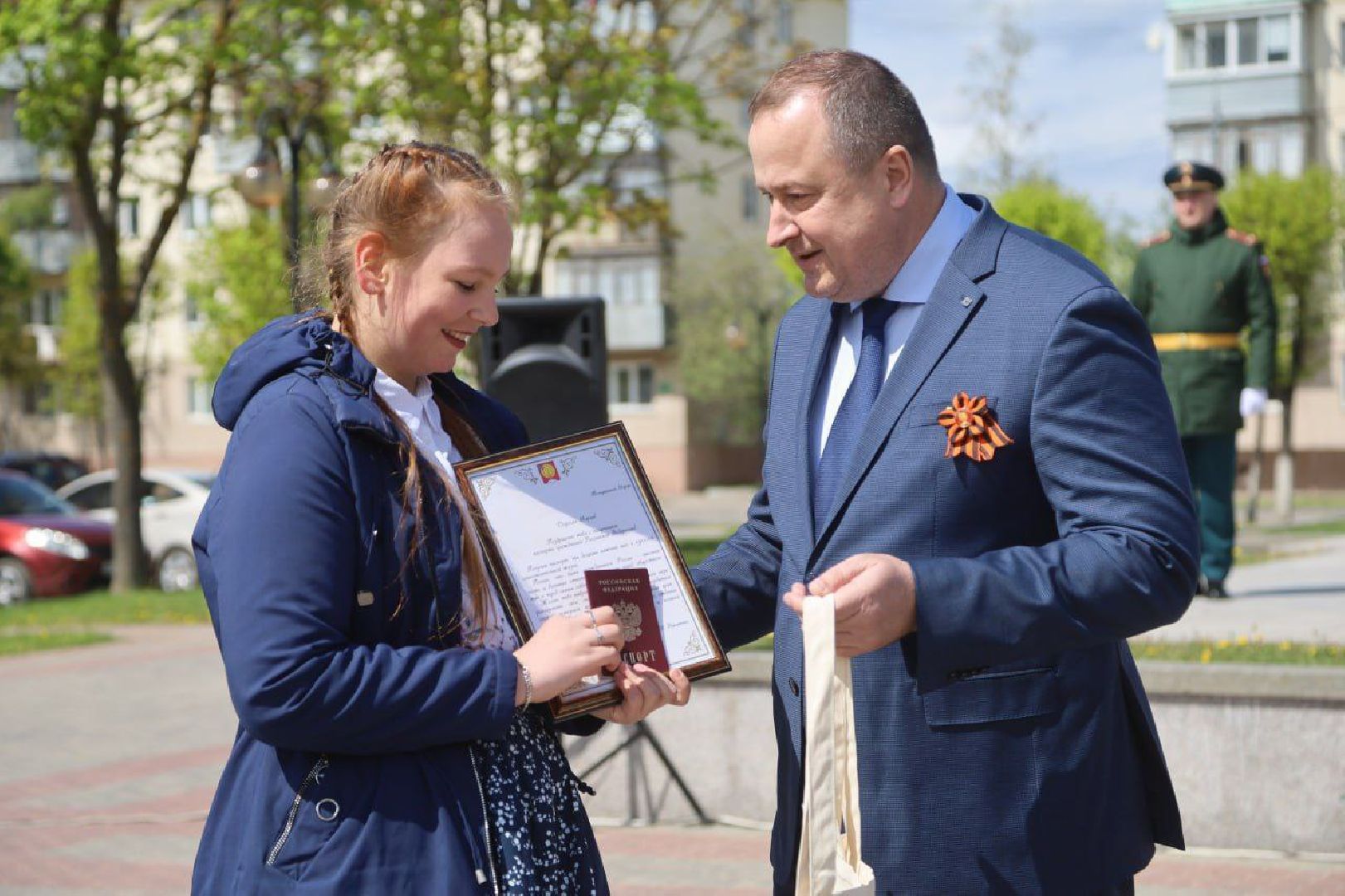 Серпухов, Подмосковье, ДеньПобеды, паспорт, Юнармия