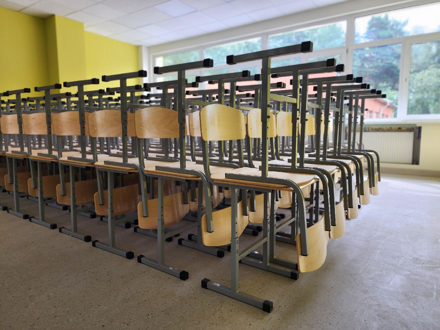 капитальный ремонт, центр образования, ремонт школы, поселок зеленый, богородский городской округ,