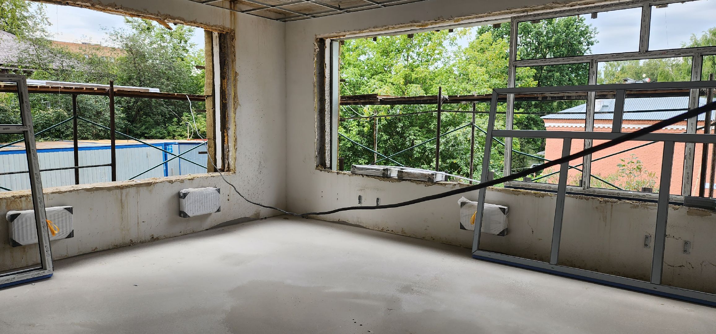 долгопрудный, капитальный ремонт, северная улица, детский сад 9 в долгопрудном, фасадная плитка,чистовая отделка стен,