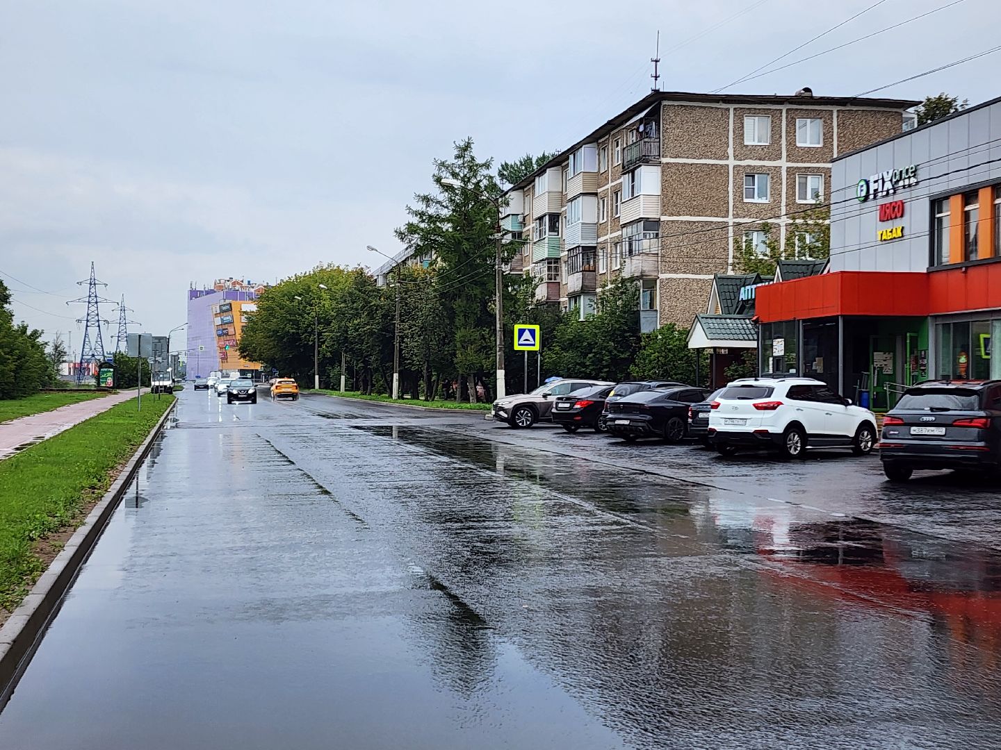 чехов, улица мира, дорожный ремонт, капремонт дороги, замена покрытия, новые тротуары и проходы, парковочные карманы, дорожные знаки, пешеходные переходы, госпрограмма московской области, развитие дорожного комплекса,