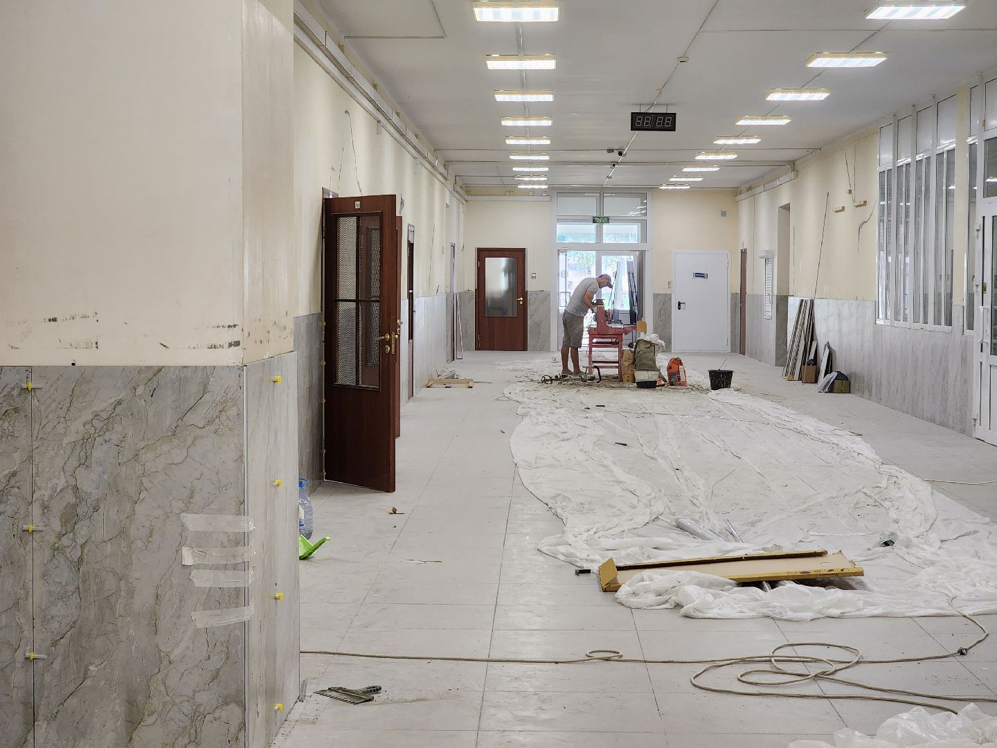 раменское, образование, ремонт образовательных учреждений округа, средняя школа 9,