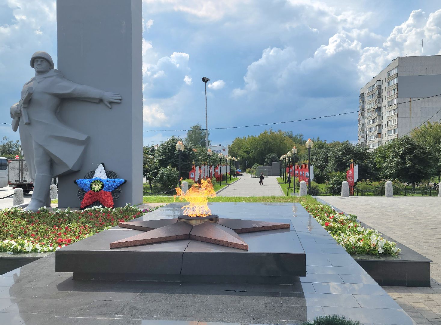 памятник бойцам сво, орехово-зуево,