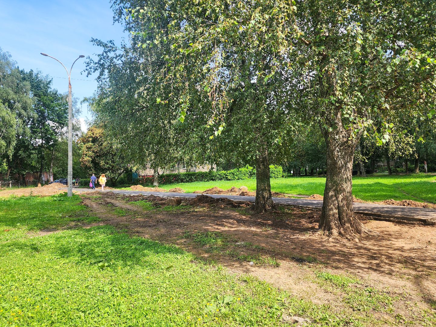 Подольск,народные тропы, подольские просторы,тротуар,