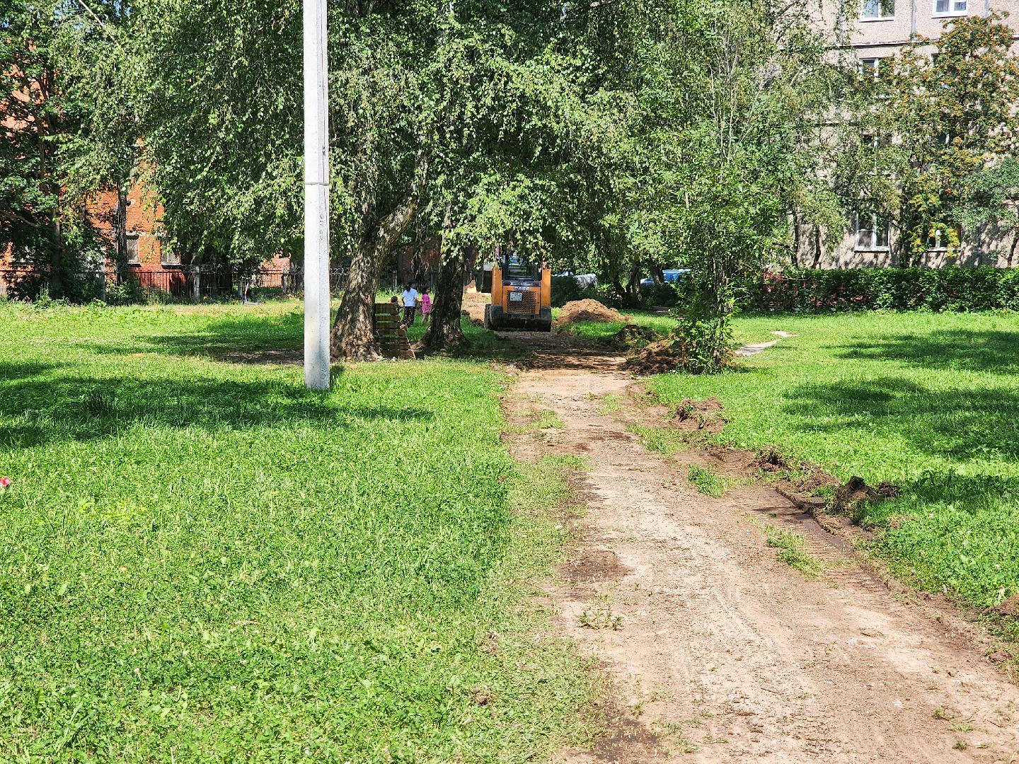 Подольск,народные тропы, подольские просторы,тротуар,