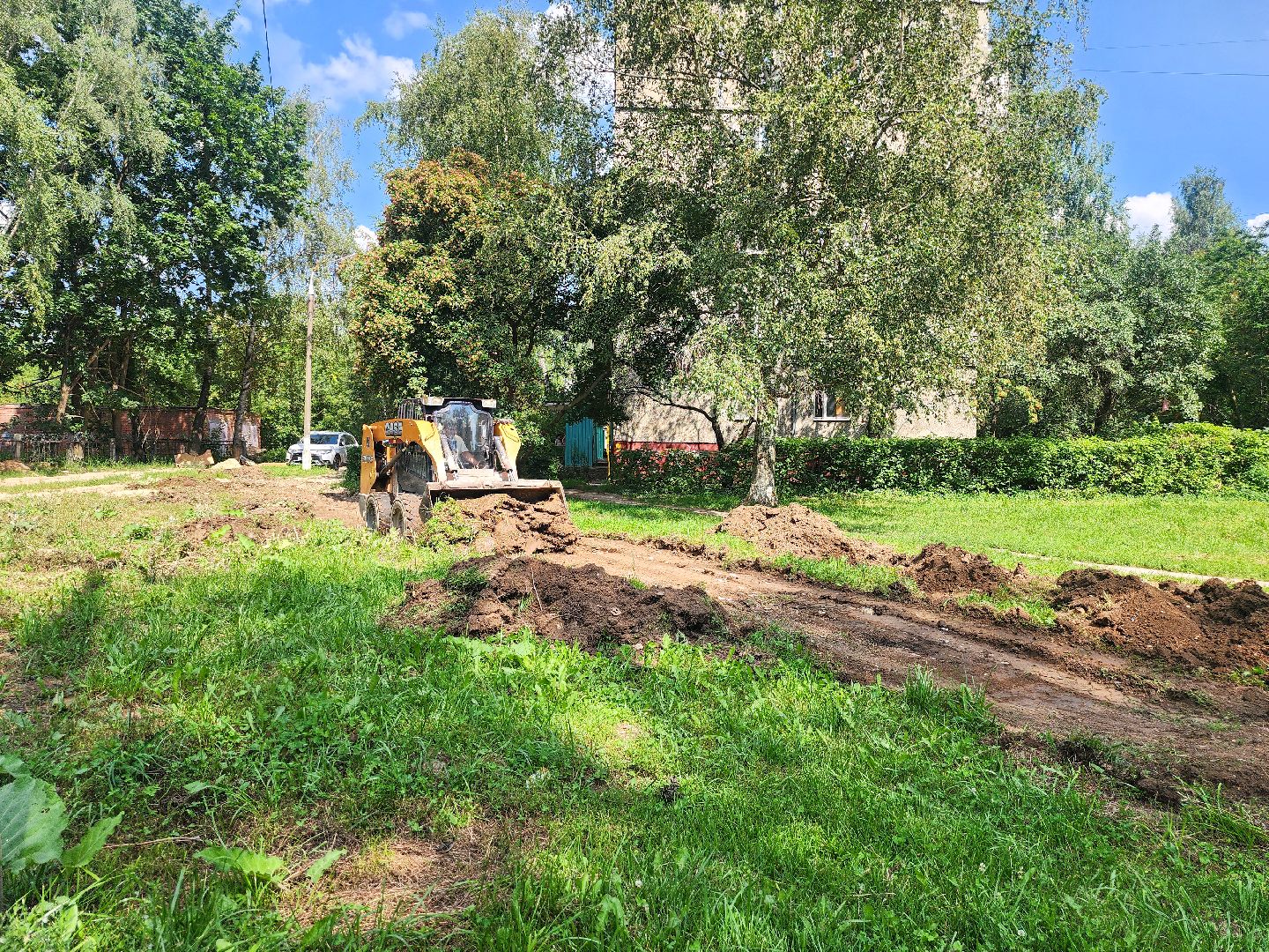 Подольск,народные тропы, подольские просторы,тротуар,