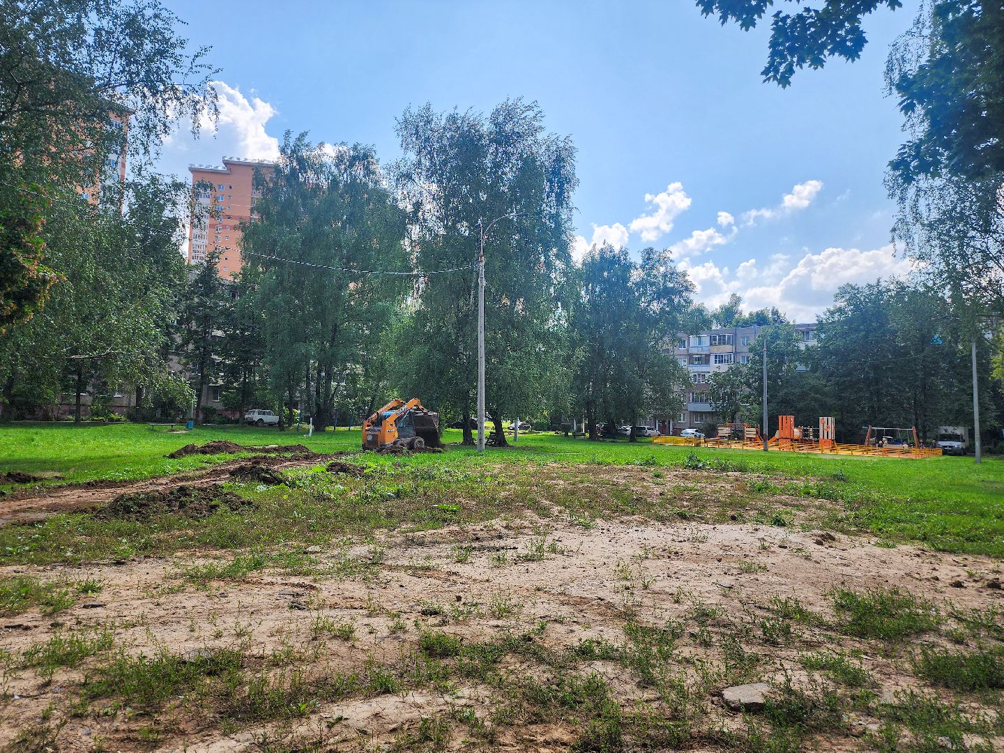 Подольск,народные тропы, подольские просторы,тротуар,