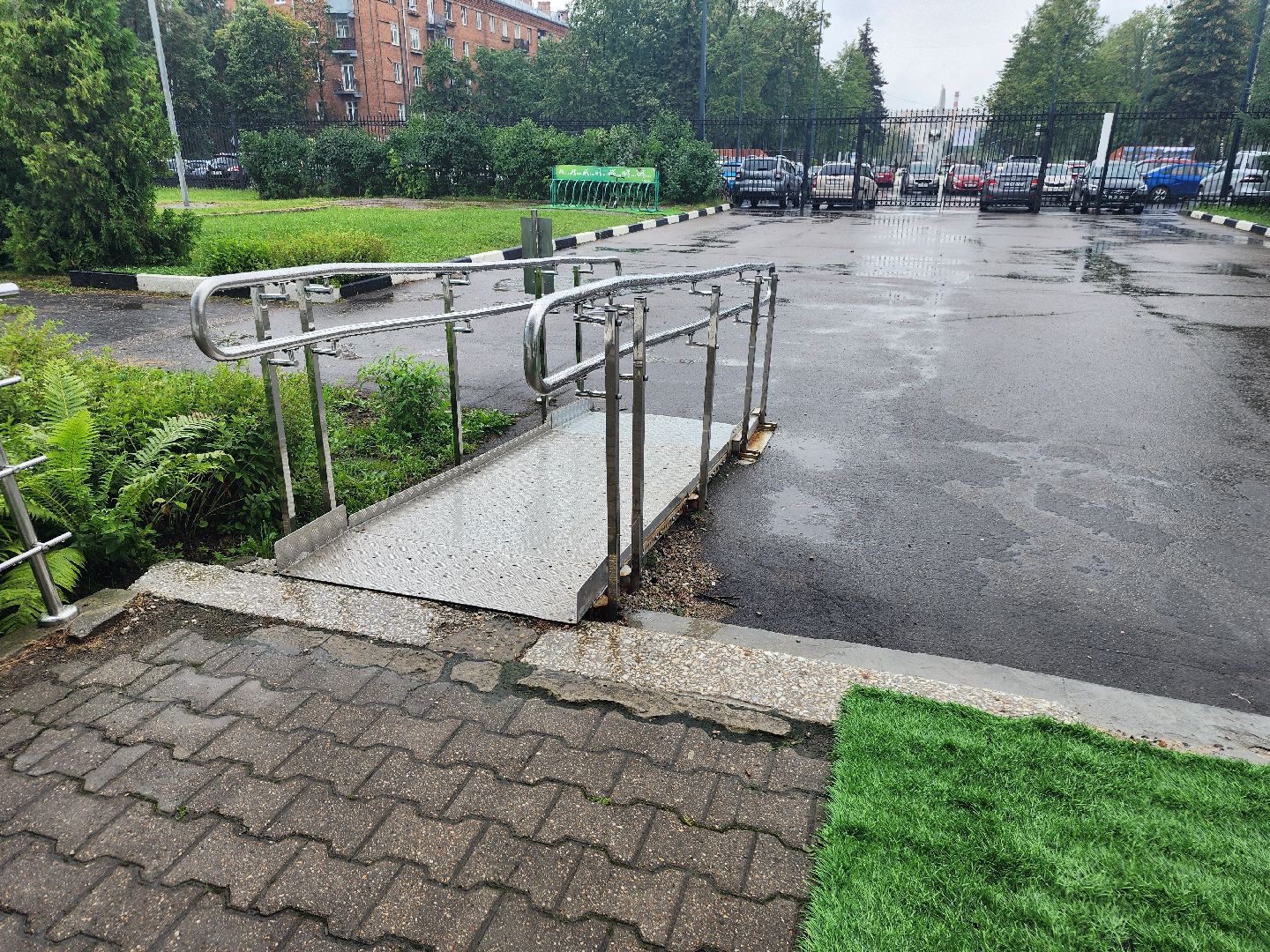 фрязино, благоустройство, ремонт входной группы, спортивный комплекс,