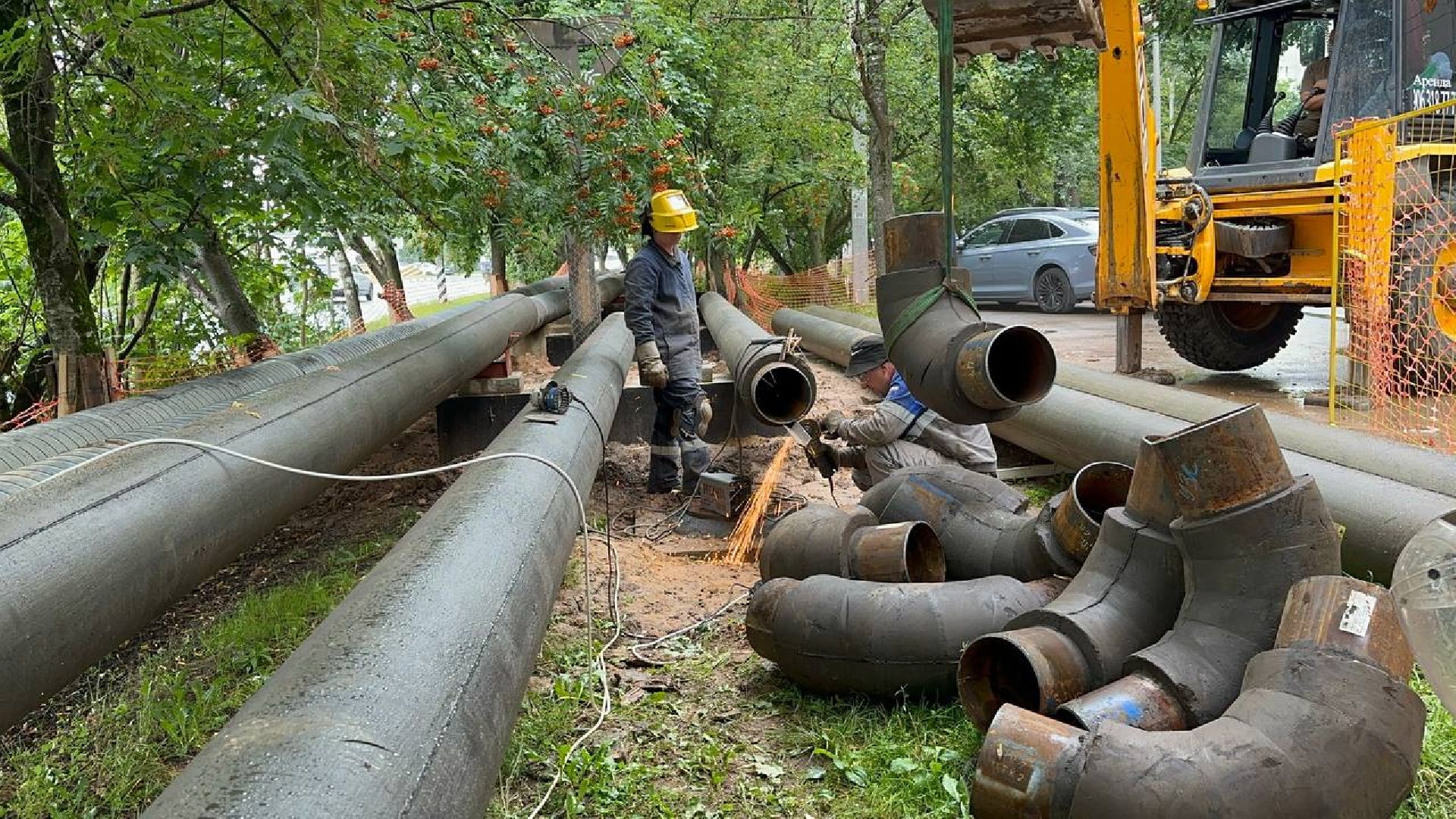 жкх, ремонт теплосетей, домодедово,