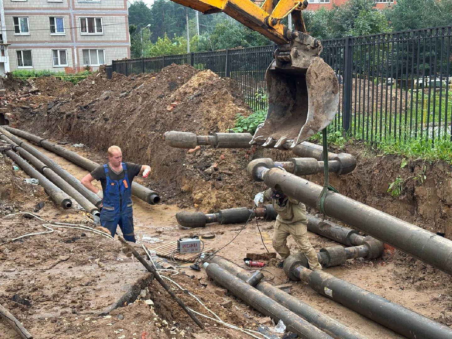 жкх, ремонт теплосетей, домодедово,