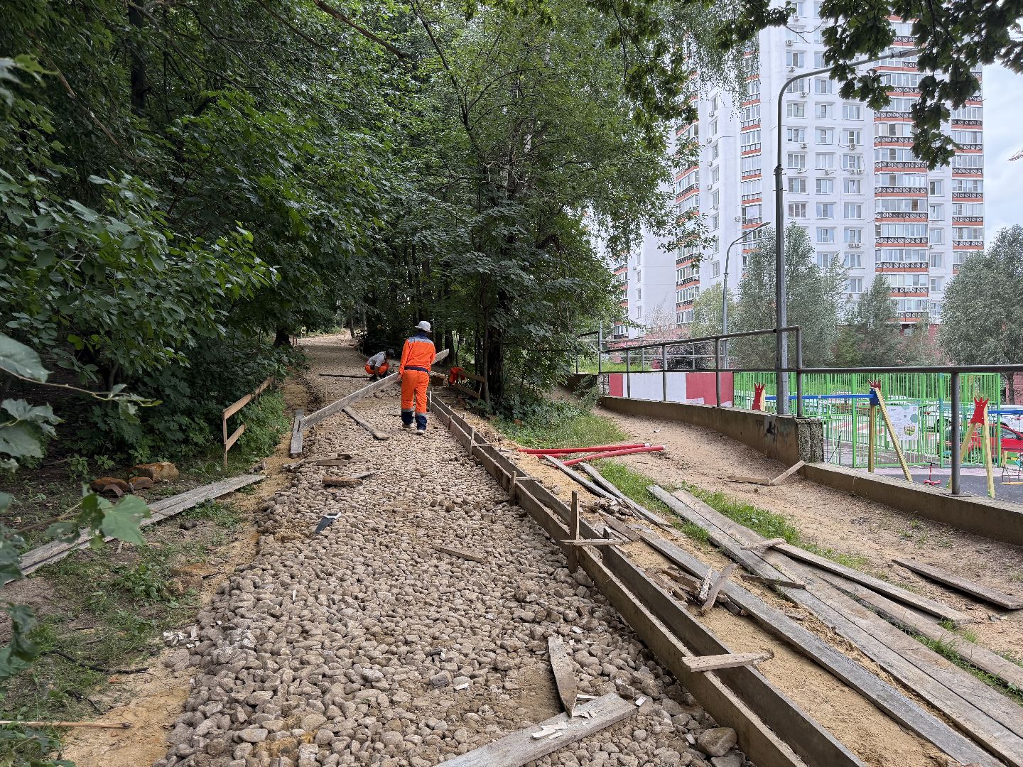 люберцы, томилинский лесопарк, Благоустройство ,