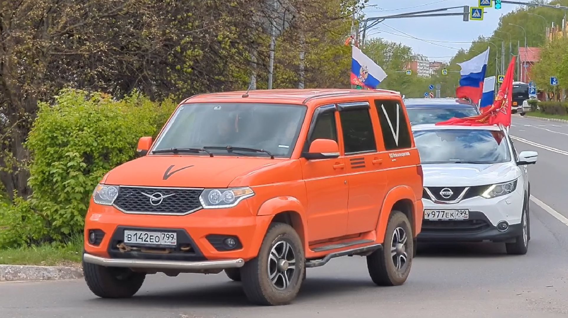 Дмитров, День Победы, автопробег