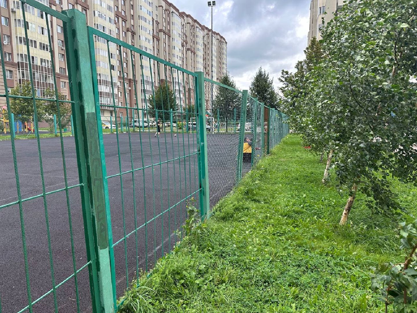 благоустойство, футбольное поле, домодедово,