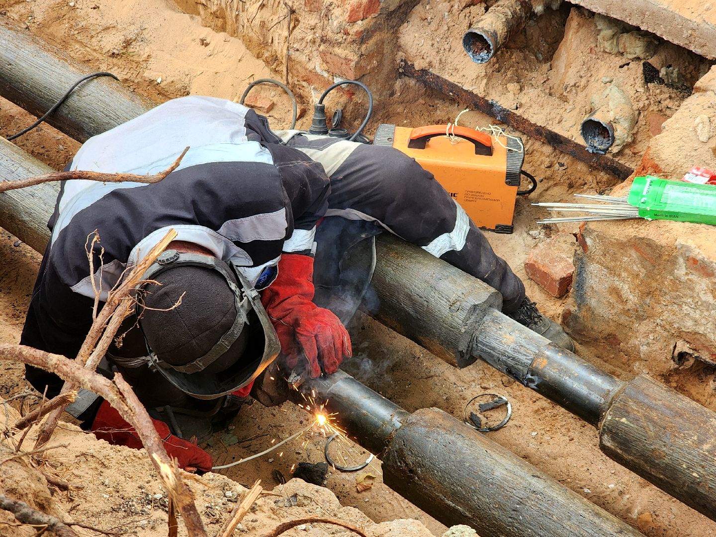 дубна, жкх, замена труб,институтская часть,