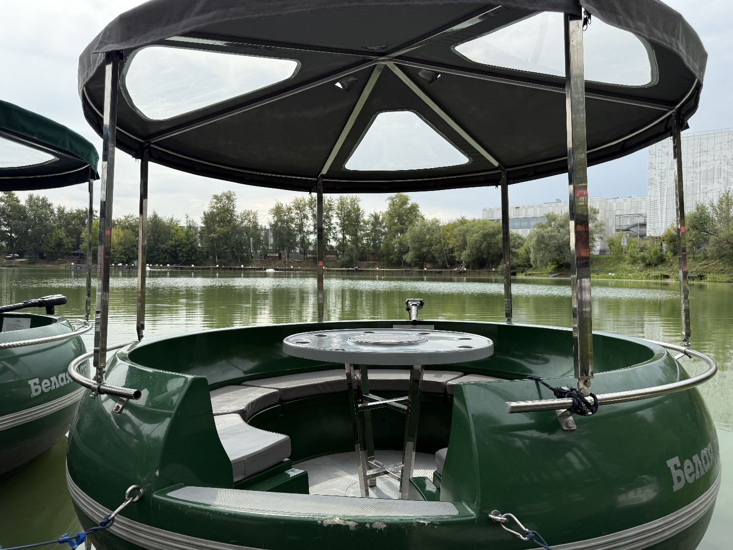 котельники, белая дача, прокат лодок,  Гриль-лодка,