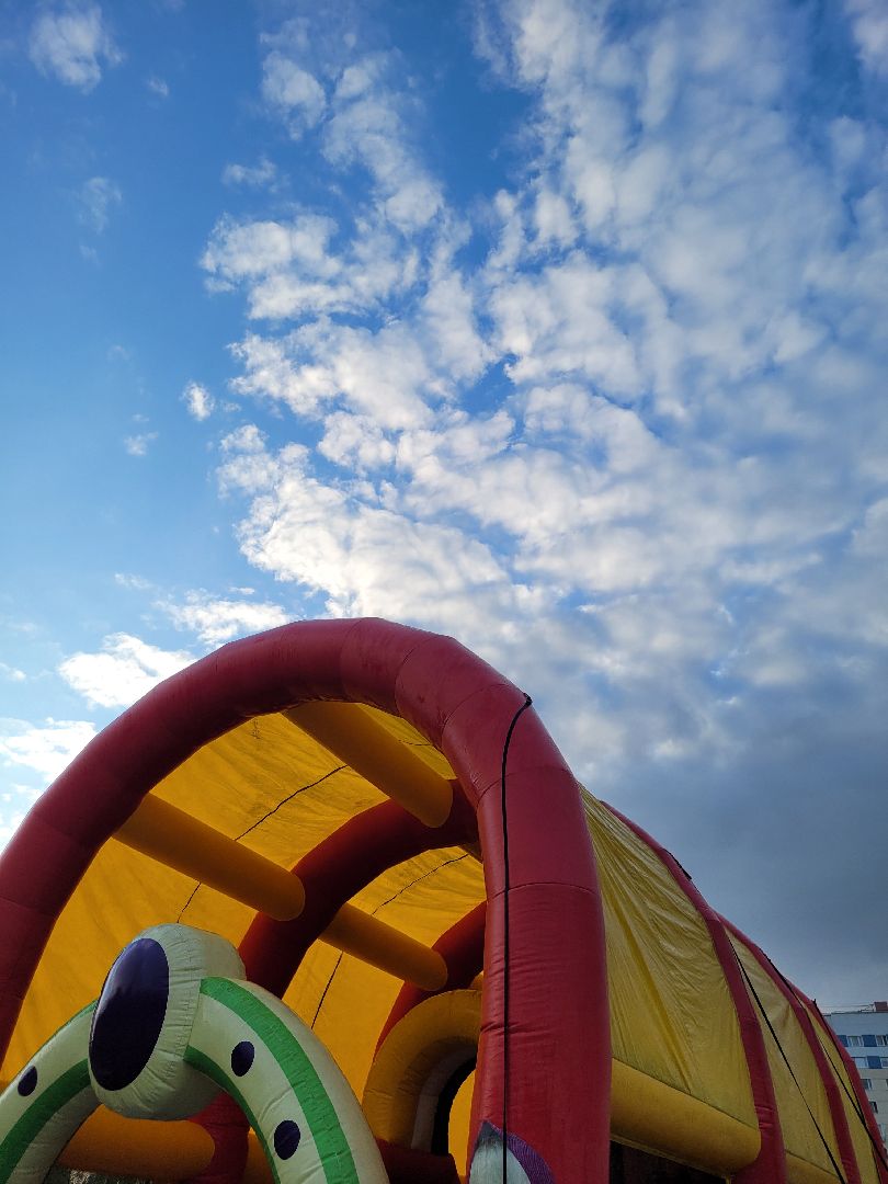 дети; аттракционы; лето; проект; видное