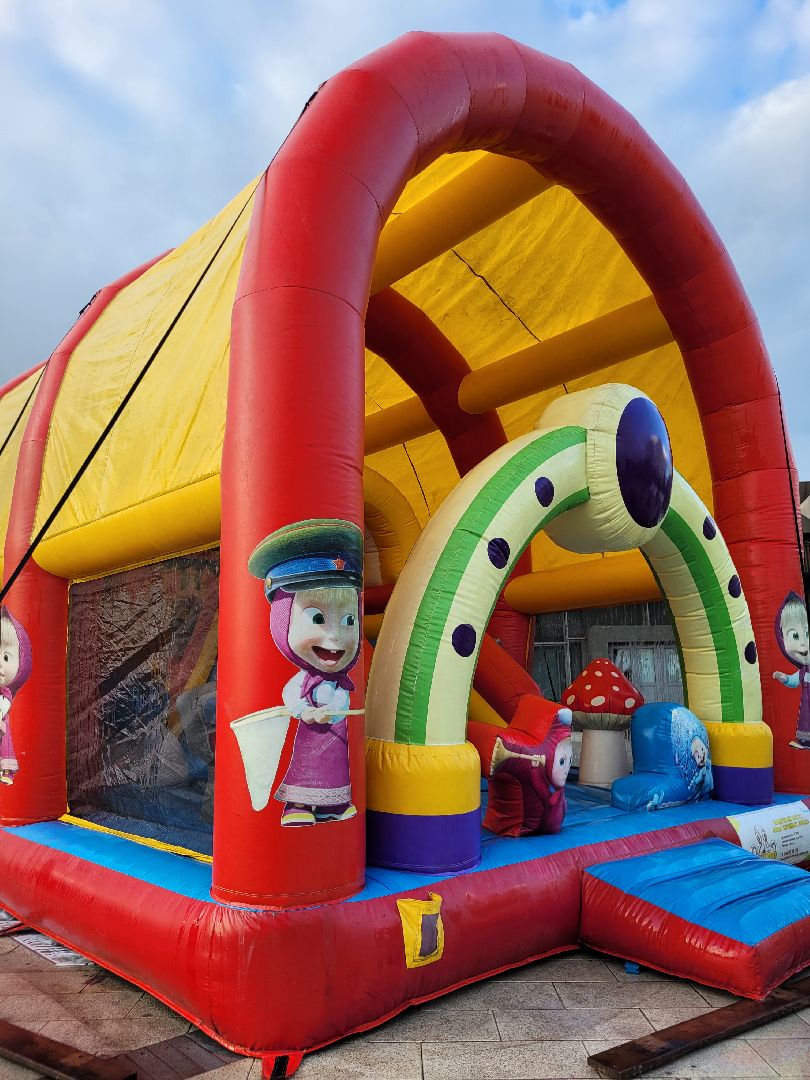 дети; аттракционы; лето; проект; видное