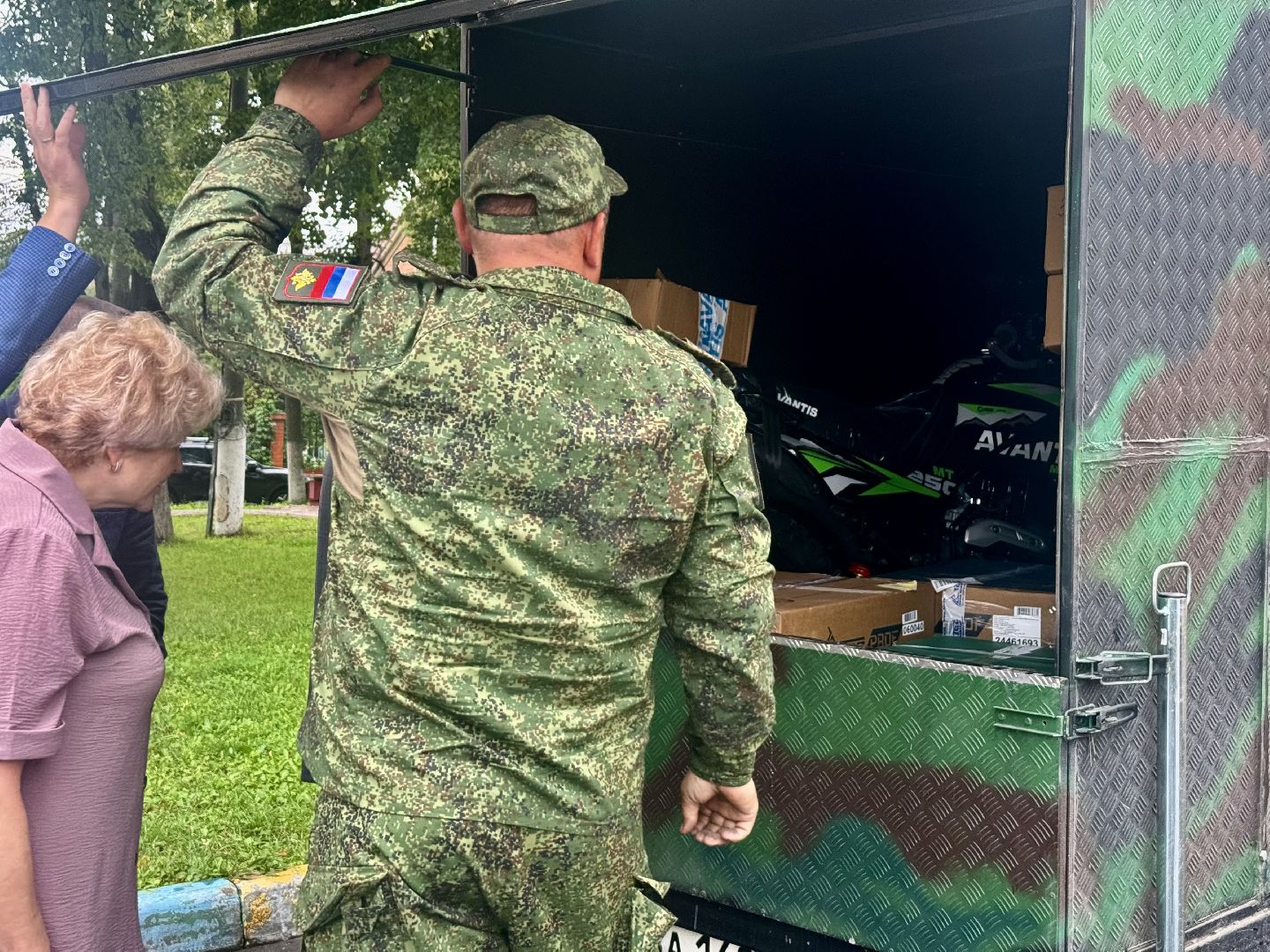 кроссовые мотоциклы , ленинский городской округ, сво, гуманирная помощь,