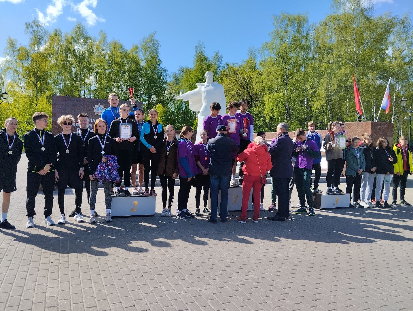 9 мая, День Победы, эстафета, Старая Купавна, Богородский городской округ