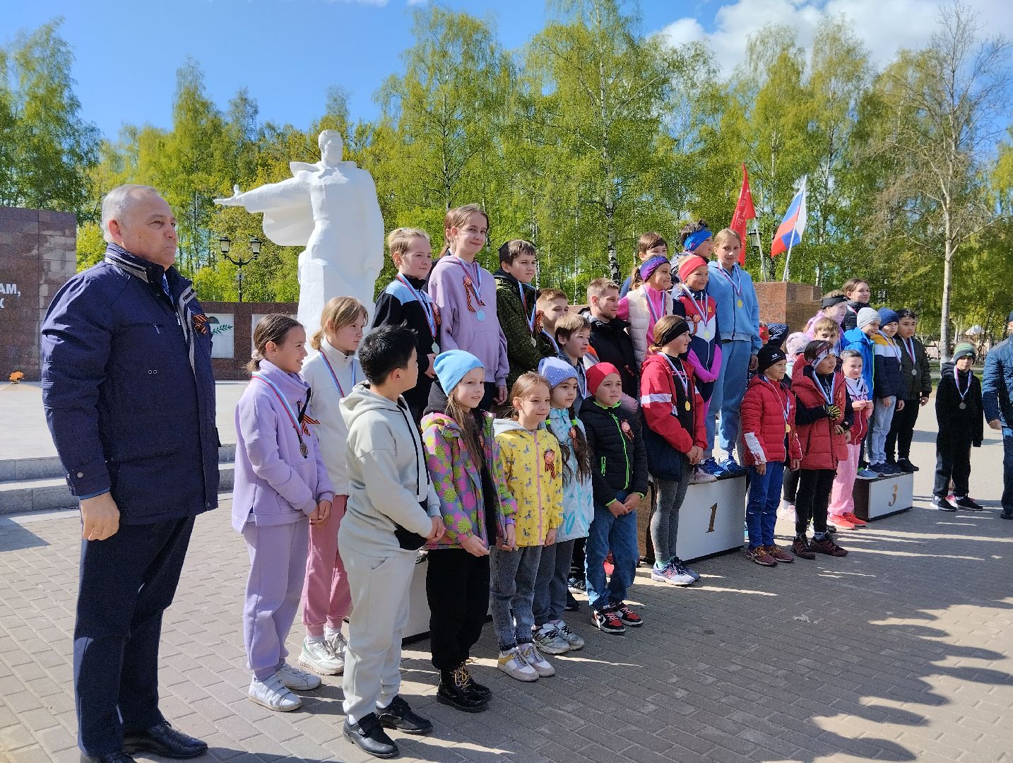 9 мая, День Победы, эстафета, Старая Купавна, Богородский городской округ