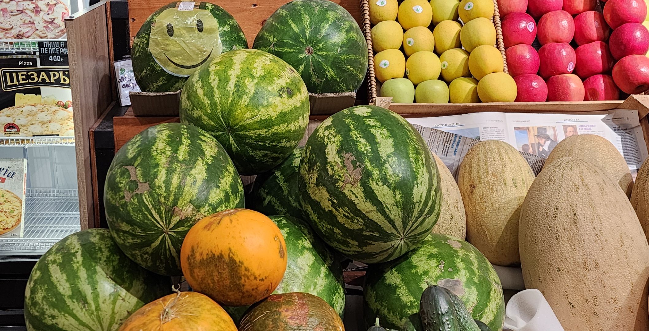 бахчевые развалы, арбуз, дыни и арбузы,