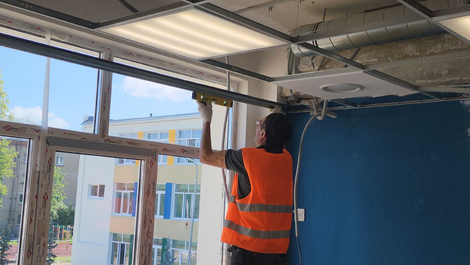 серпухов, улица советская, школа 9, капитальный ремонт школы,