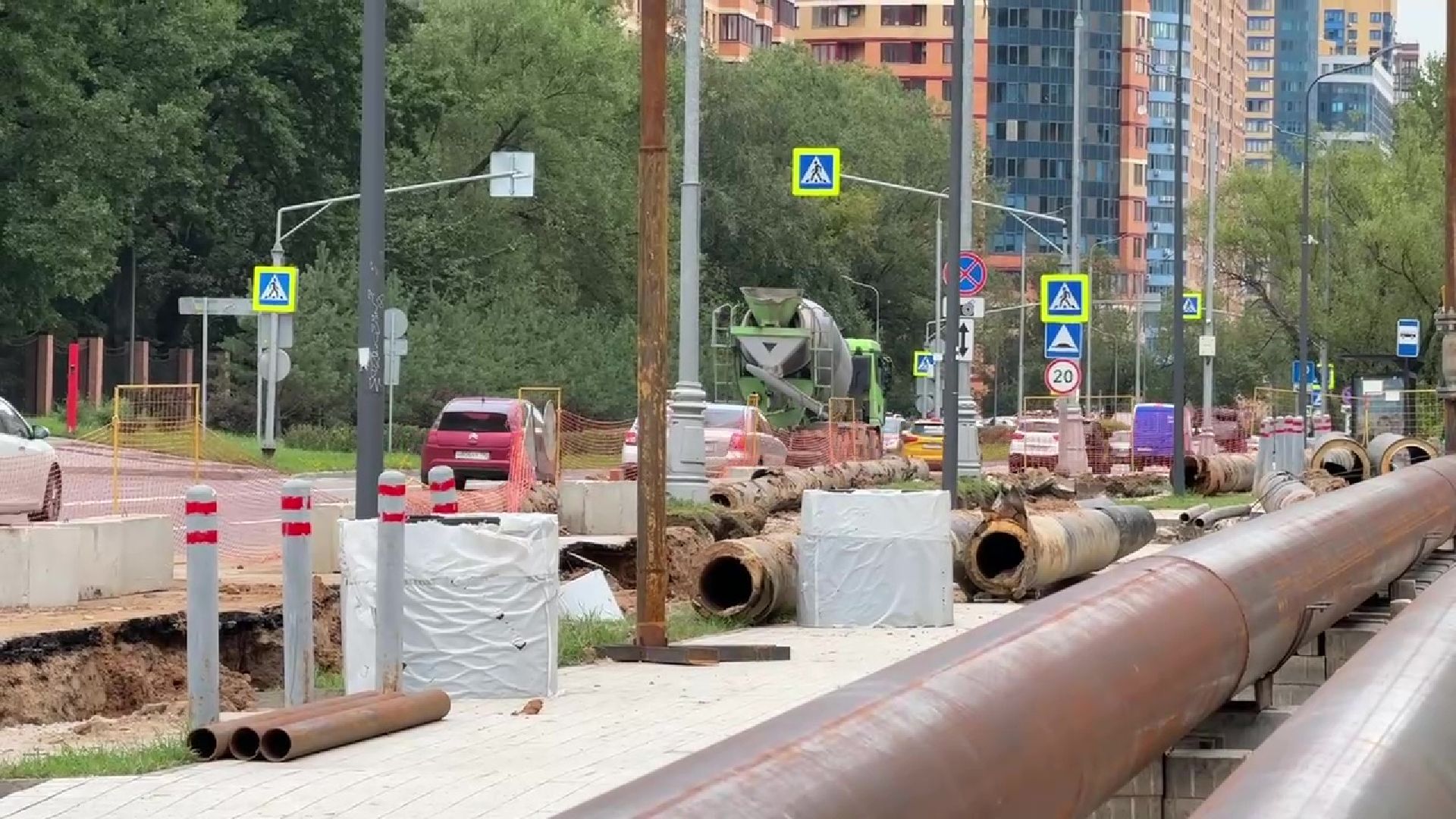 Реутов, ЖКХ,  замена теплотрассы, трубы,