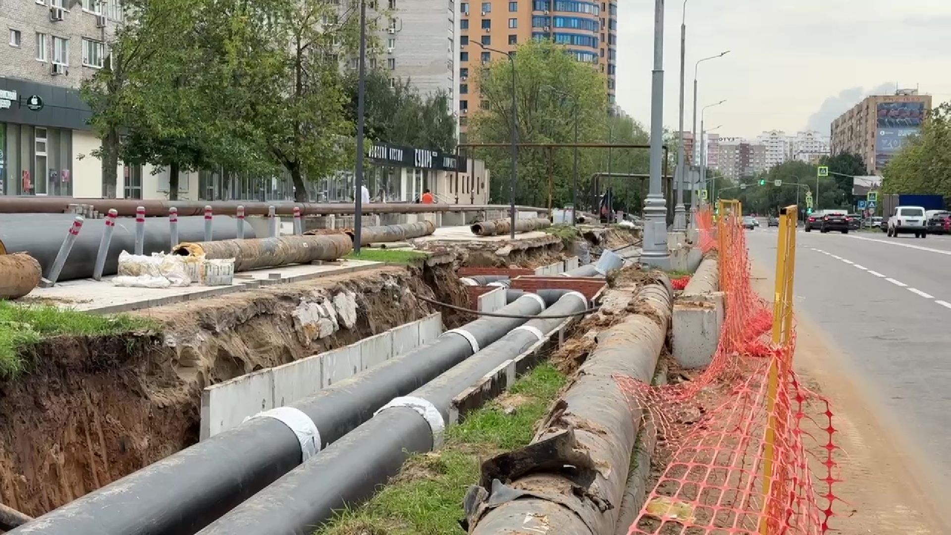 Реутов, ЖКХ,  замена теплотрассы, трубы,