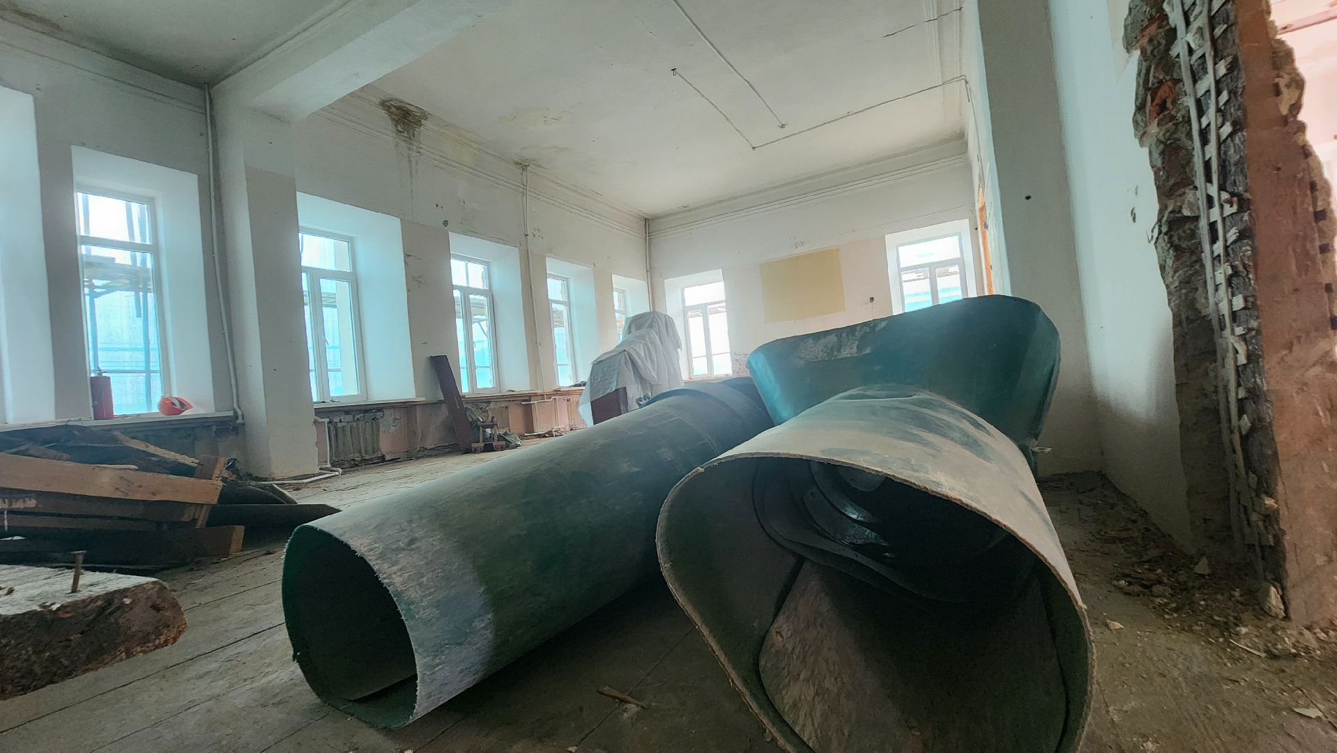 Зарайск, Реставрация музыкальной школы, Капремонт музыкальной школы в Зарайске, Благоустройство,